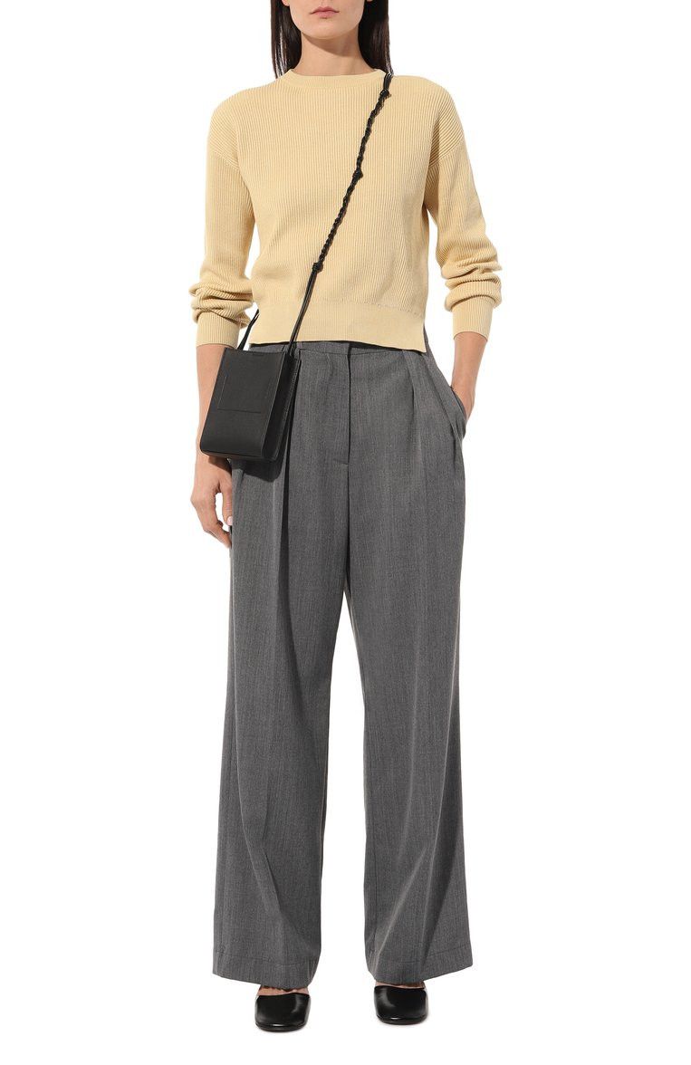 Brunello Cucinelli o1y0825 Crewneck Sweater in Light Yellow Size L / US 10 / IT 46 - 5 Thumbnail