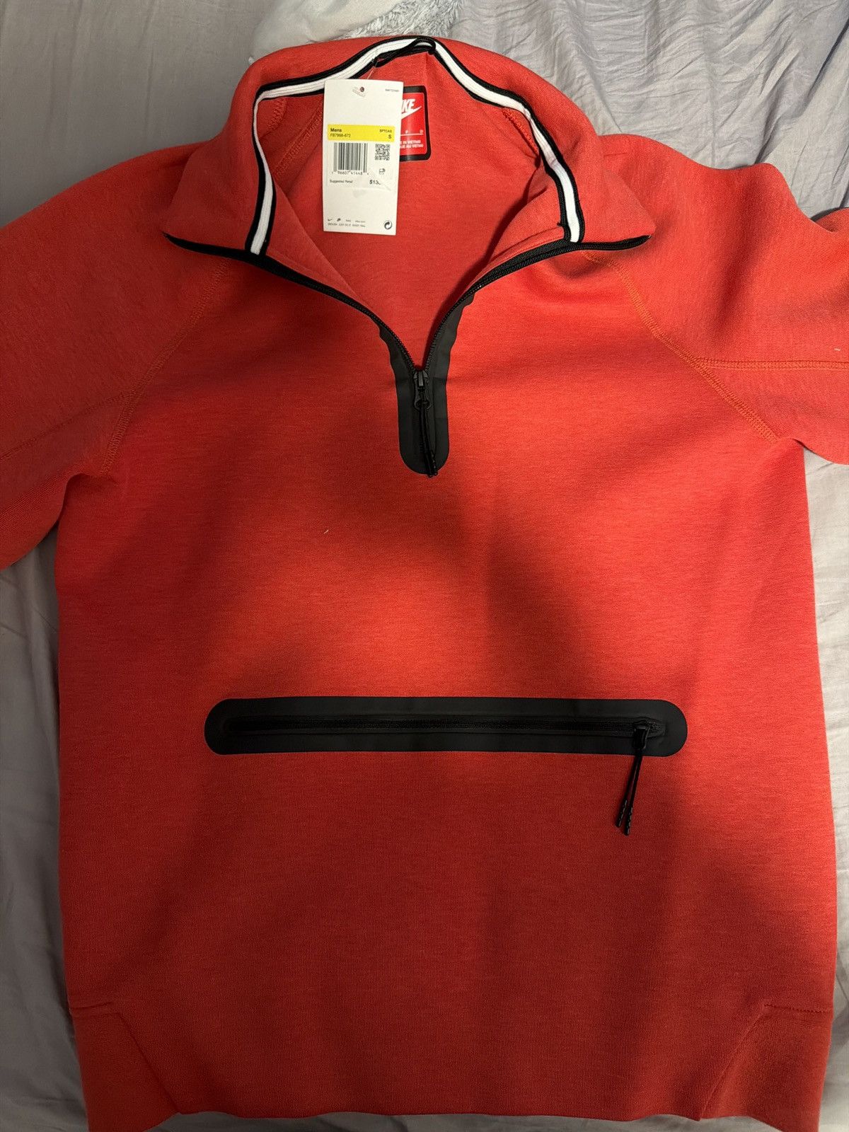 Nike Men's Nike Tech Fleece Half-Zip Sweatshirt Size US S / EU 44-46 / 1 - 2 Thumbnail