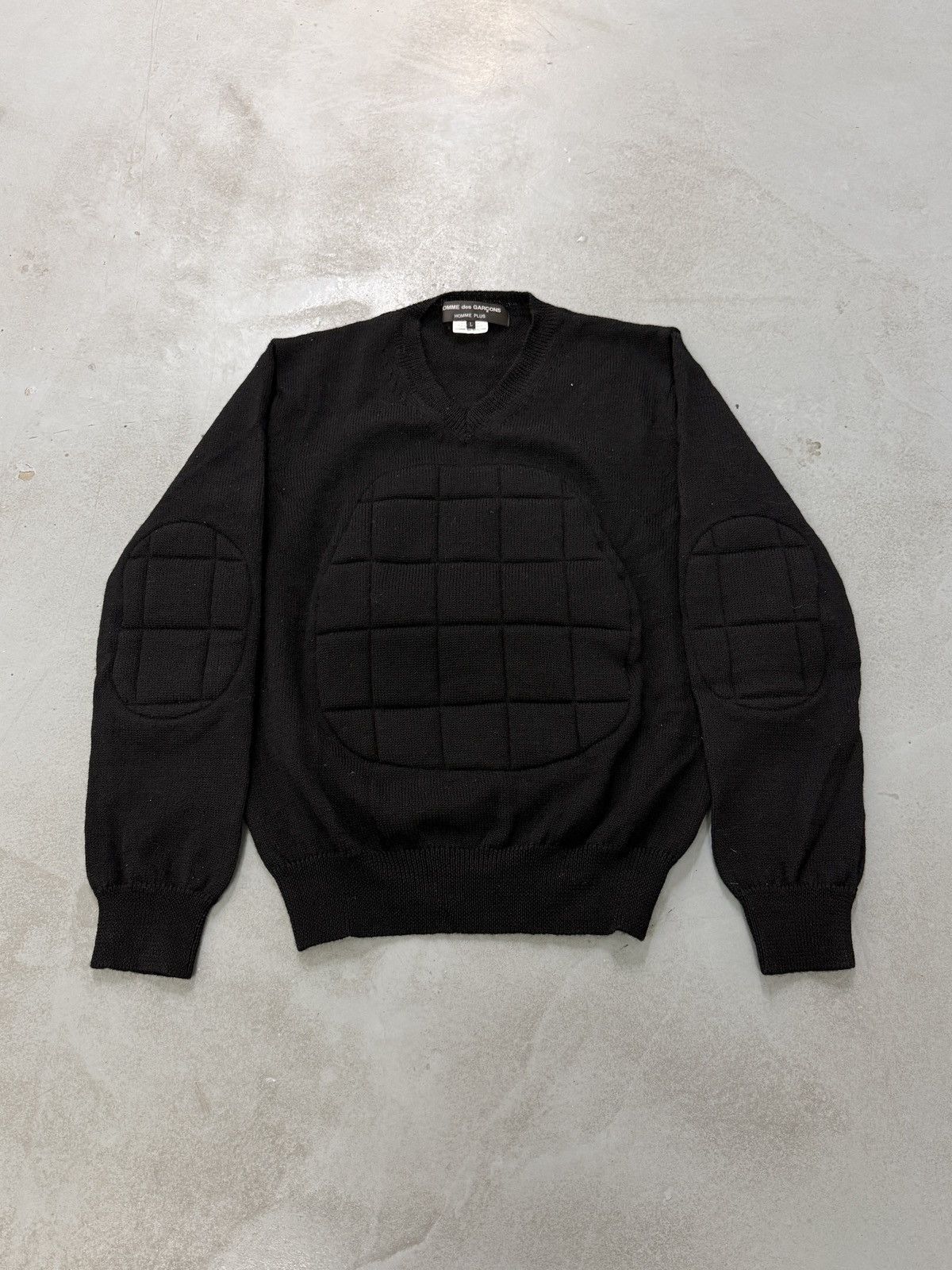 Comme des Garcons Homme Plus Comme des Garçons Homme Plus Padded Knit Armor Sweate Size US L / EU 52-54 / 3 - 1 Thumbnail