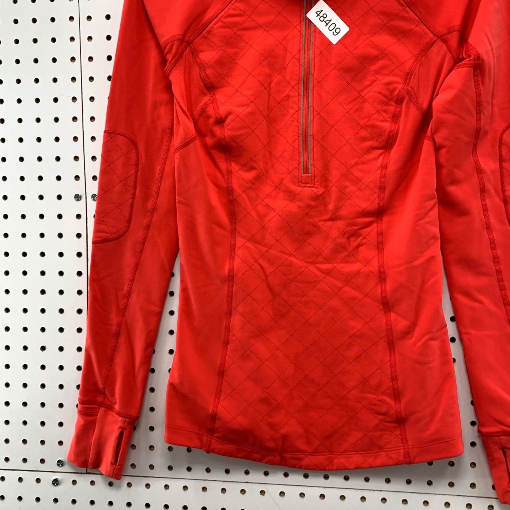 Lululemon Lululemon Running Jacket Womens Coral Red Reflective Pockets Zip Collar Size L / US 10 / IT 46 - 5 Thumbnail