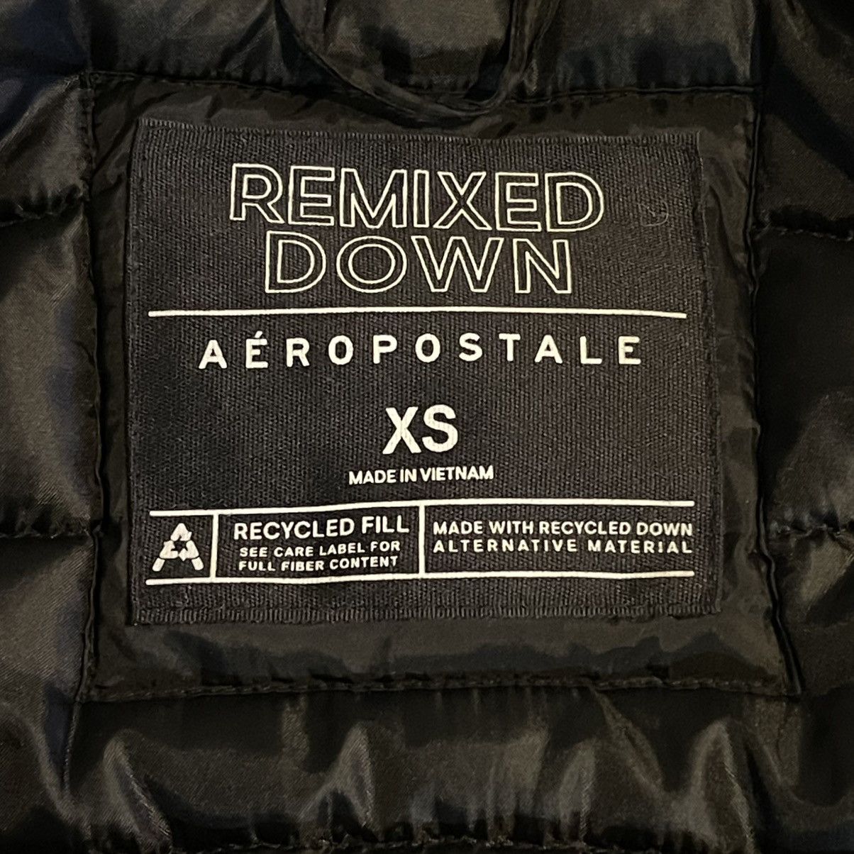 Aeropostale Aeropostale Remixed Down Black Puffer Jacket Women XS Size XS / US 0-2 / IT 36-38 - 5 Thumbnail
