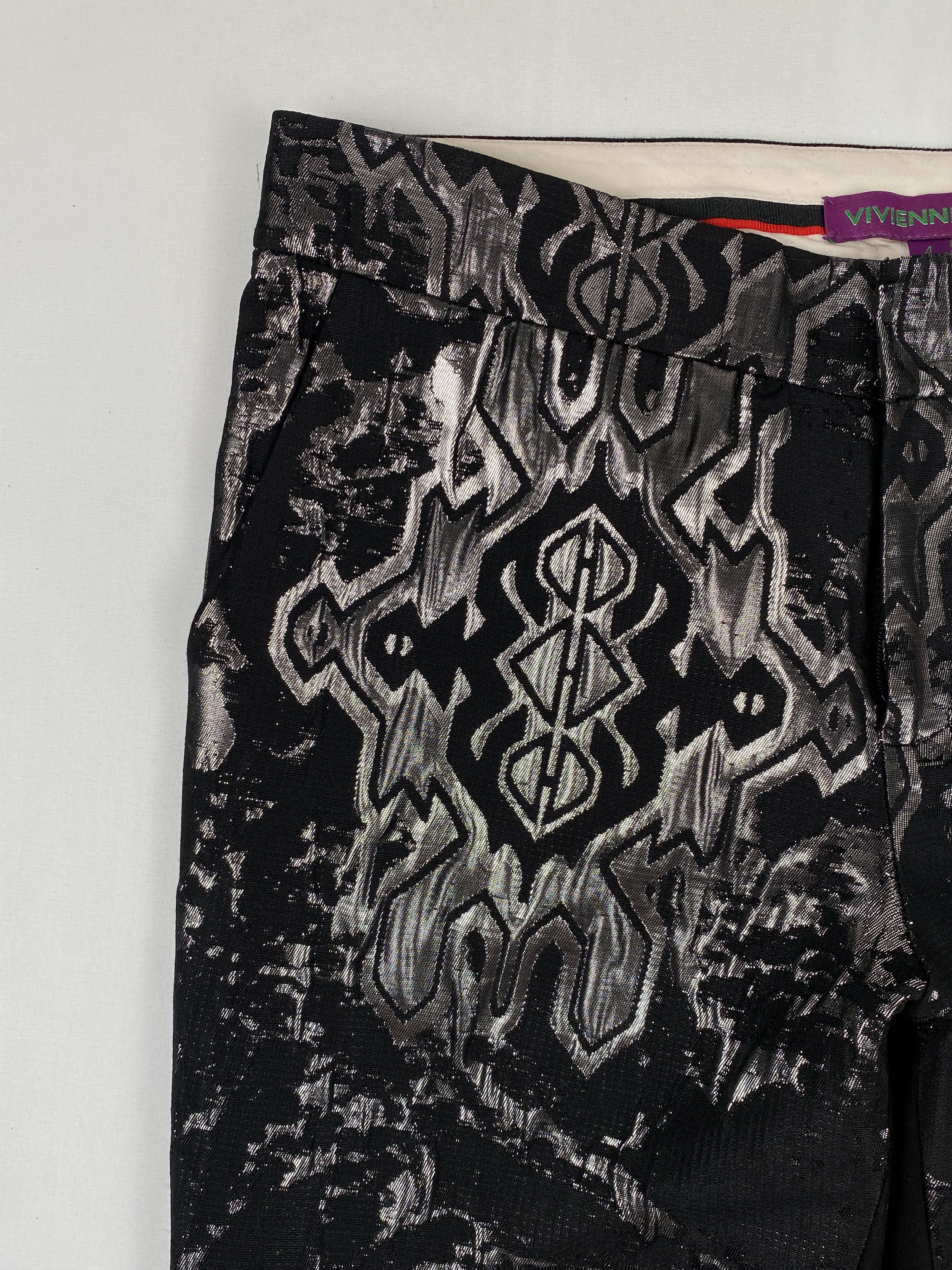 Vivienne Tam Black Bootcut Pants Size 30" / US 8 / IT 44 - 4 Thumbnail