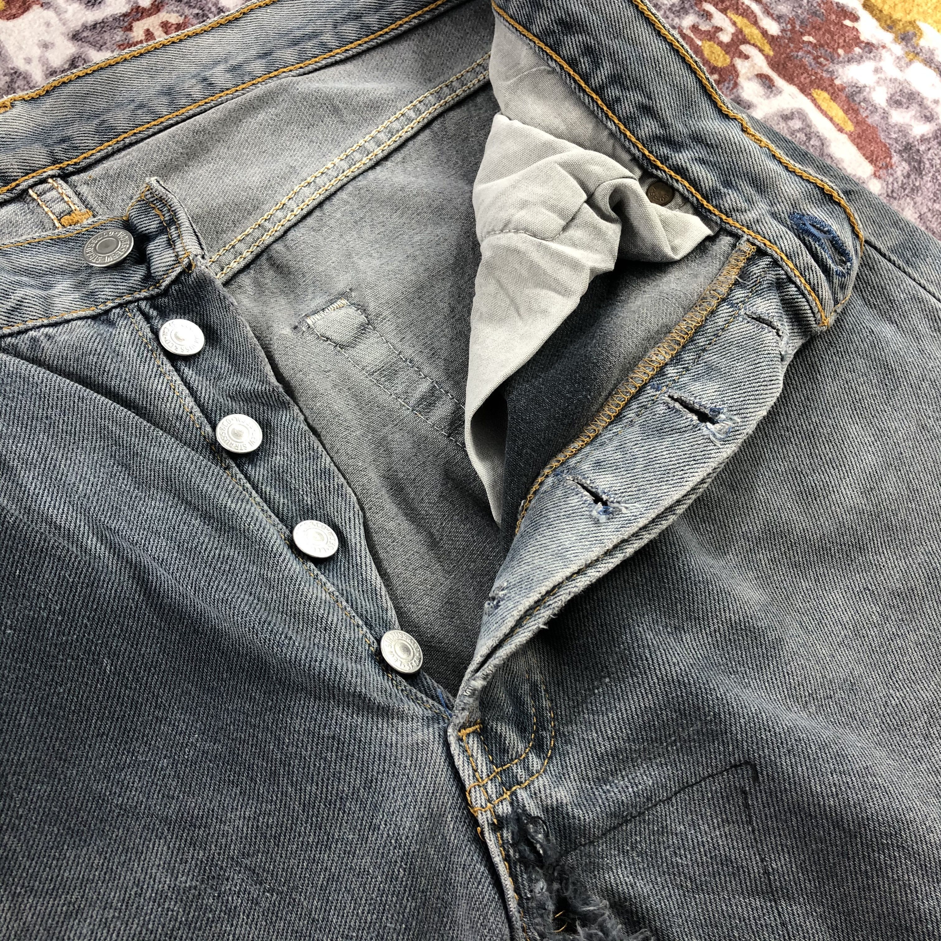 Levi's 90s Vintage Levis 501 Faded Black Jeans-JM2266 Size US 32 / EU 48 - 11 Thumbnail
