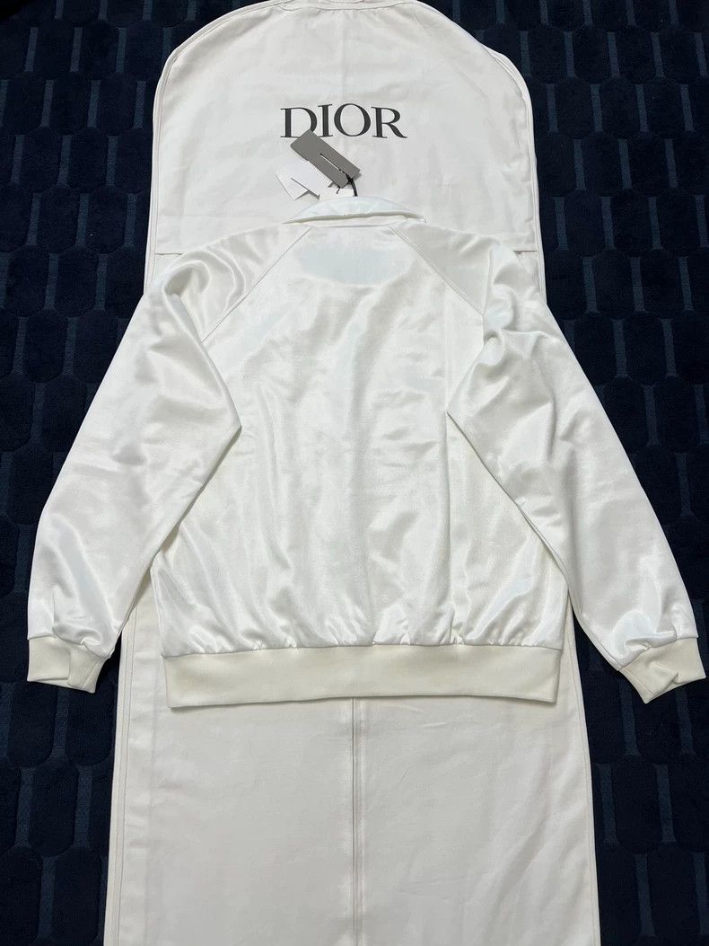Dior Dior White CD logo glitter sports jacket 2502-Nextarrow Size US L / EU 52-54 / 3 - 2 Thumbnail