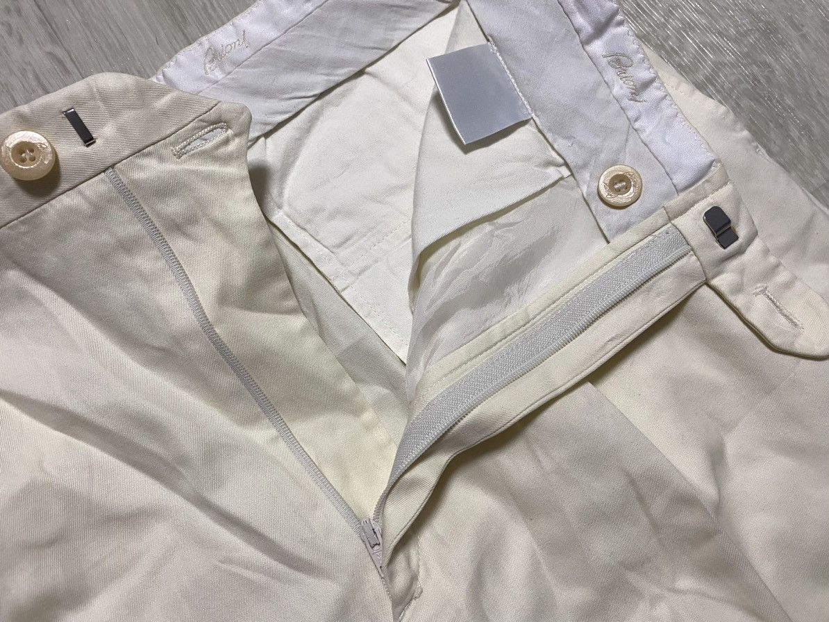 Brioni Brioni Roma Beige Pleated Casual Luxury Chino Pants Trousers Size US 31 - 12 Thumbnail
