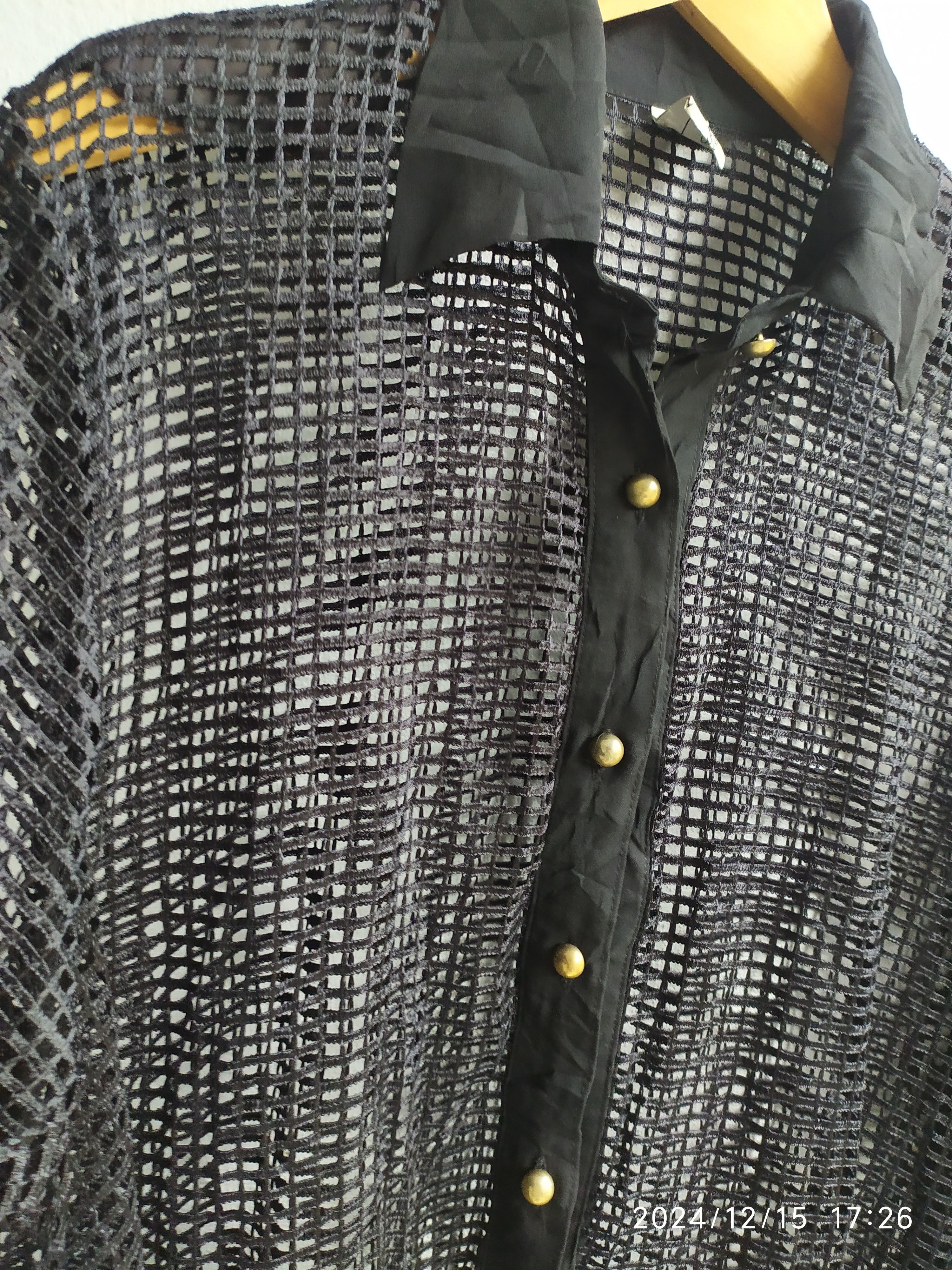 Beauty Beast × If Six Was Nine × Japanese Brand Japanese Black mesh button Size US L / EU 52-54 / 3 - 5 Thumbnail