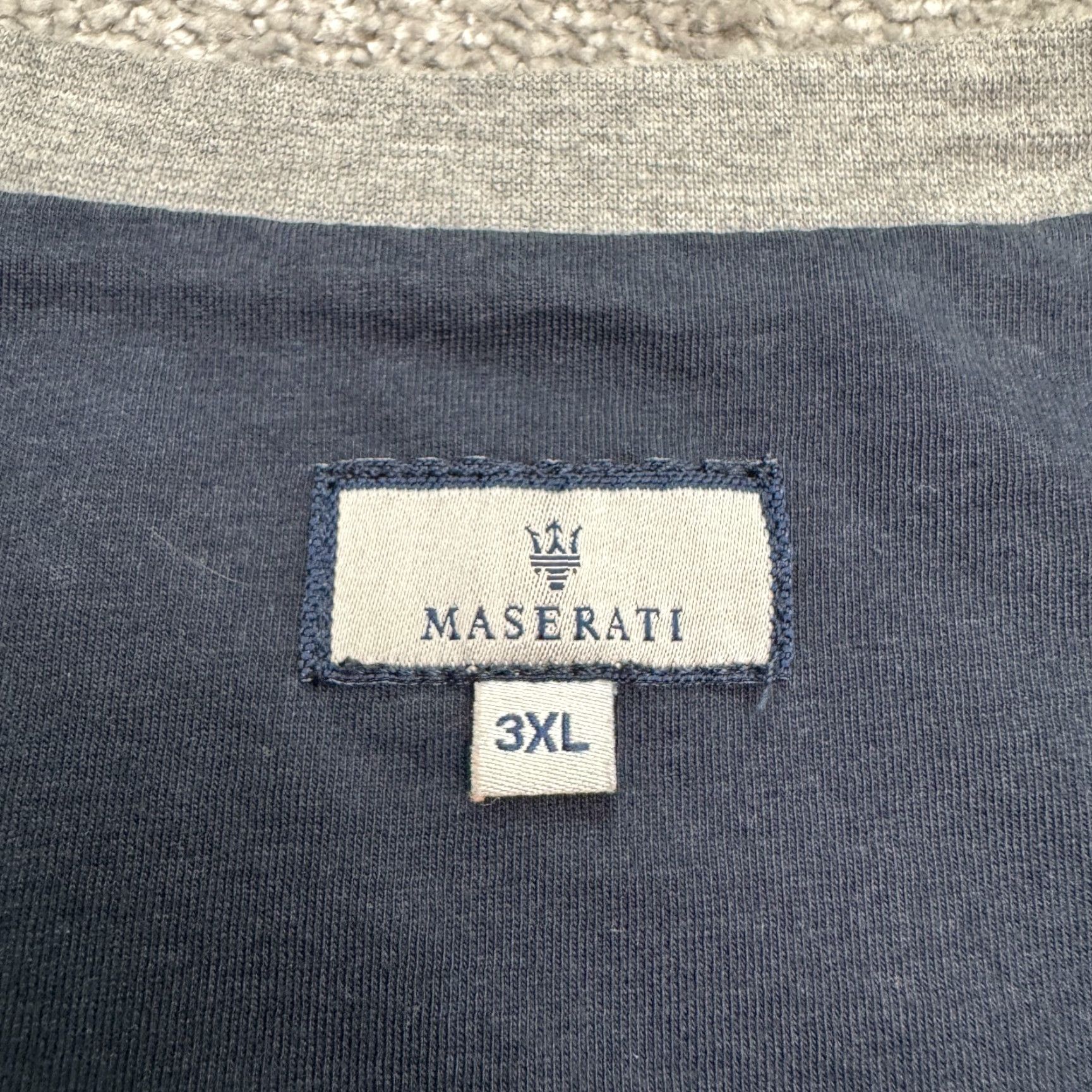 Maserati Maserati T-Shirt Crew Neck Mens 3XL Gray Short Sleeve Pocket Tee Shirt Size US XXL / EU 58 / 5 - 5 Thumbnail