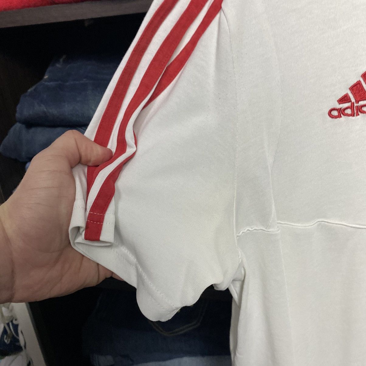 Adidas Mens Adidas FC Arcenal 2019 fly emirates training soccer tee Size US M / EU 48-50 / 2 - 5 Thumbnail