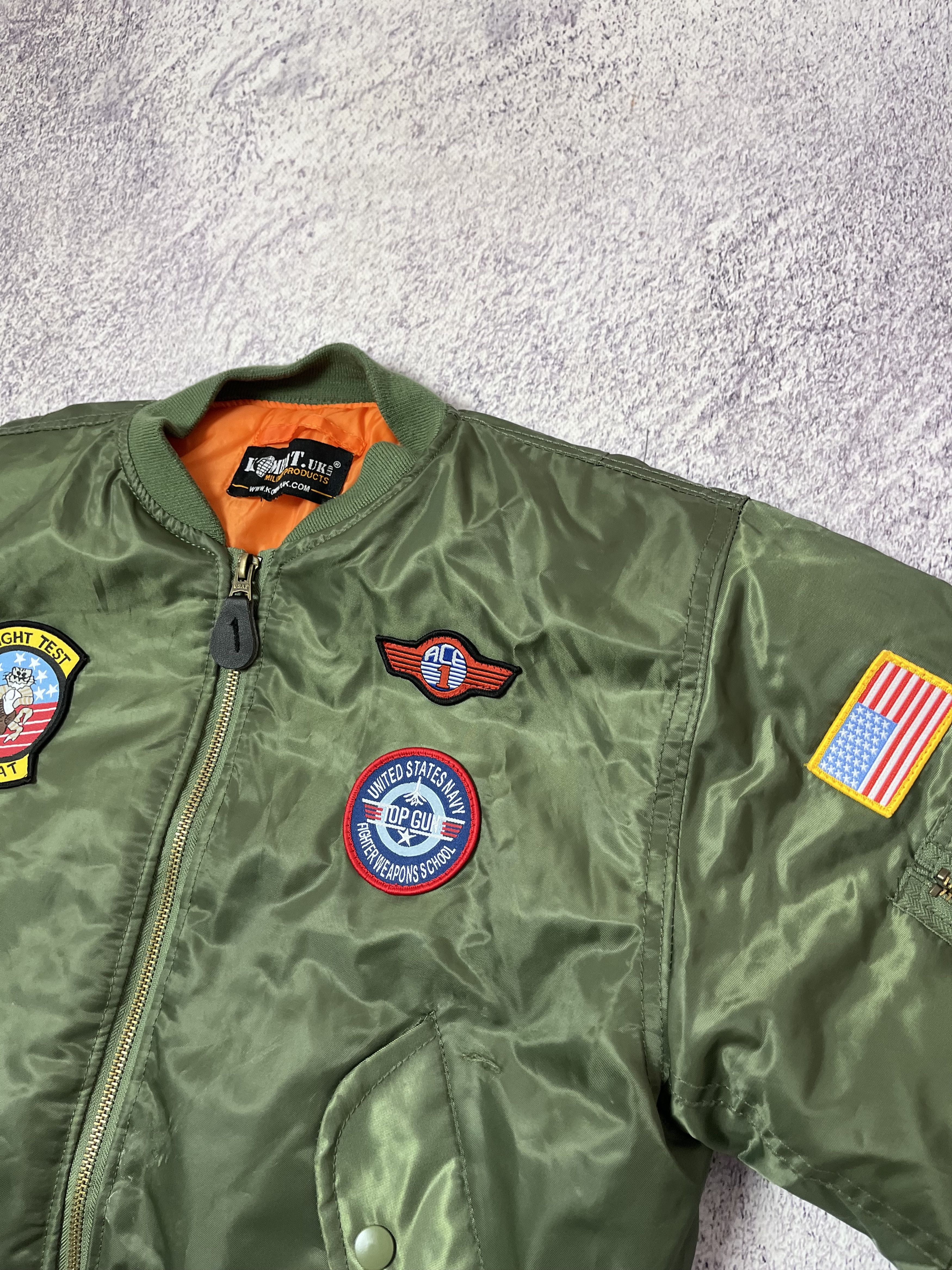 Japanese Brand Men’s military bomber’s size xs Green USA Size US XS / EU 42 / 0 - 8 Thumbnail