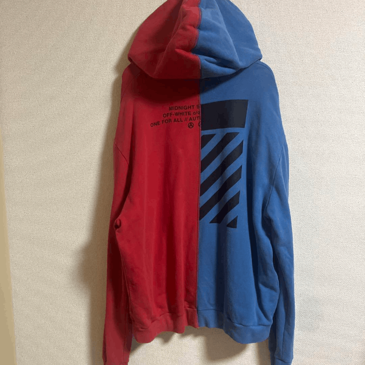 Midnight Studios Rare Off-White x Midnight Studios Split Hoodie Size US XXL / EU 58 / 5 - 8 Thumbnail