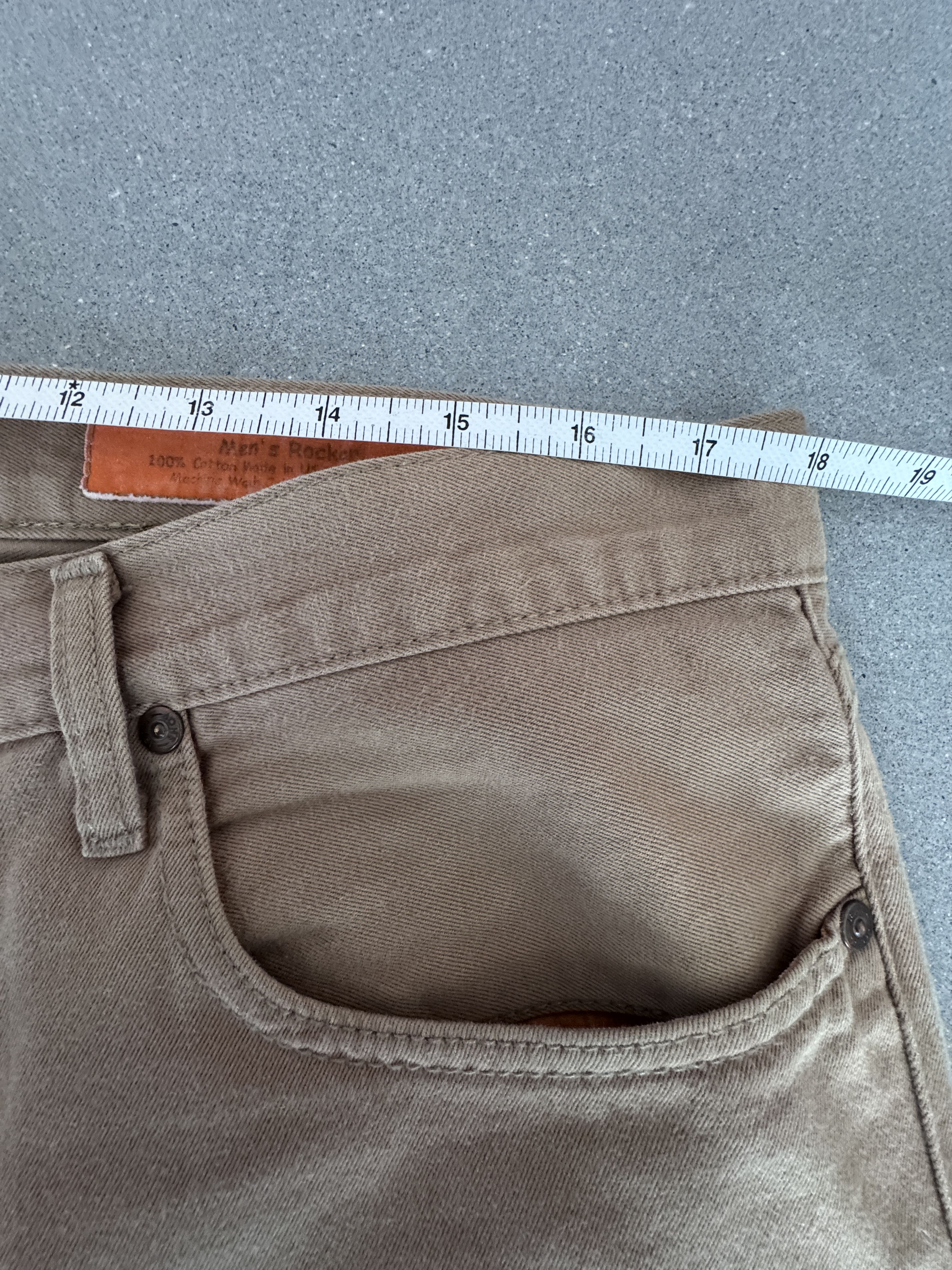 Jean Shop Mens 'Rocker' chino denim pants Size US 37 - 6 Thumbnail