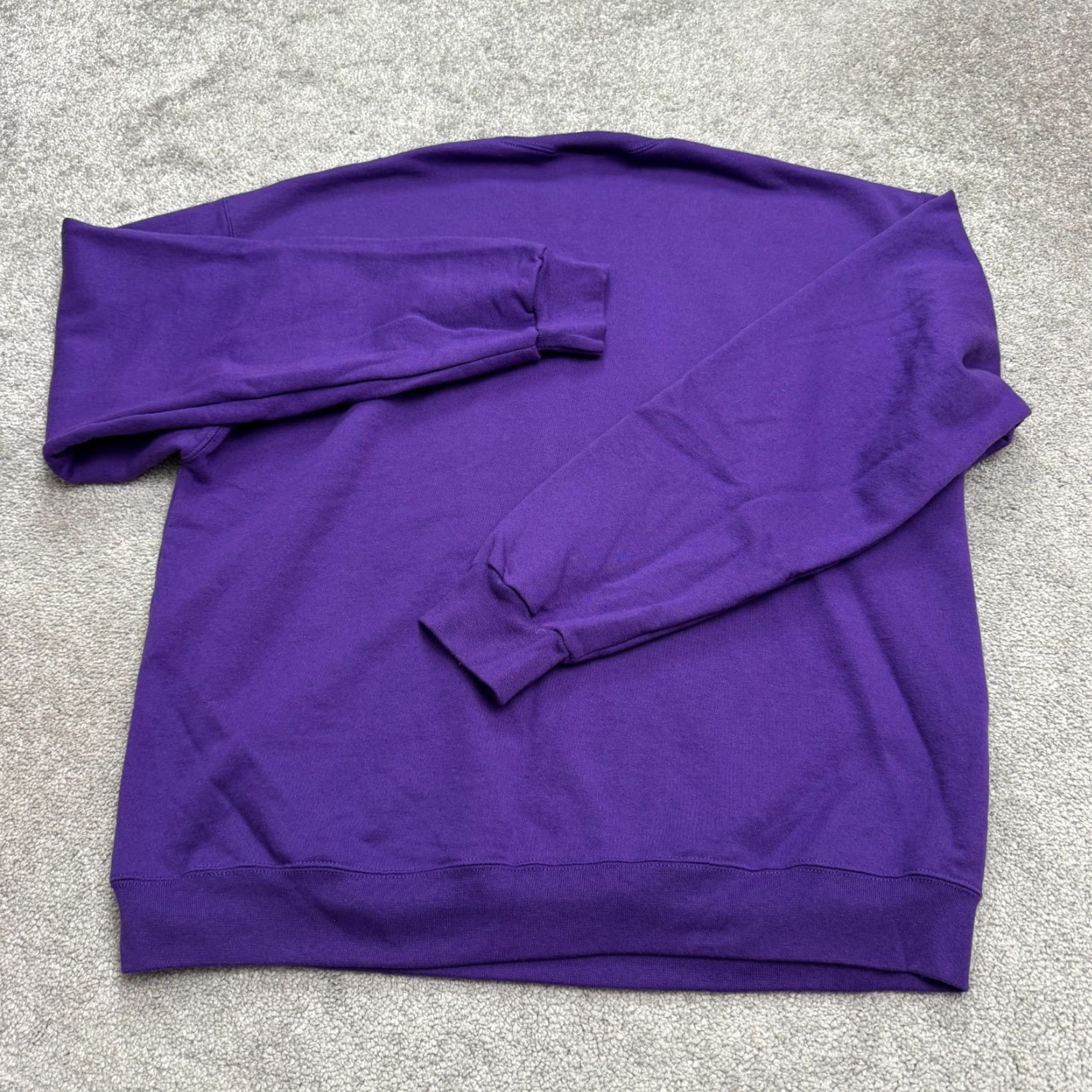 Champion Champion Sweatshirt Vintage Y2K Pullover Mens XL Purple Fleece Crew Neck, Regular Fit, 90s Sports Style Size US XL / EU 56 / 4 - 2 Thumbnail