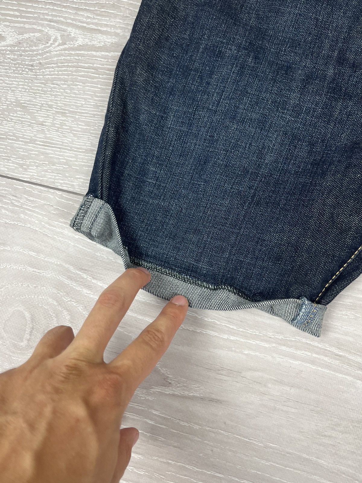 Jacob Cohen Jacob Cohen Luxury Handmade Blue Denim Shorts Size US 32 / EU 48 - 7 Thumbnail