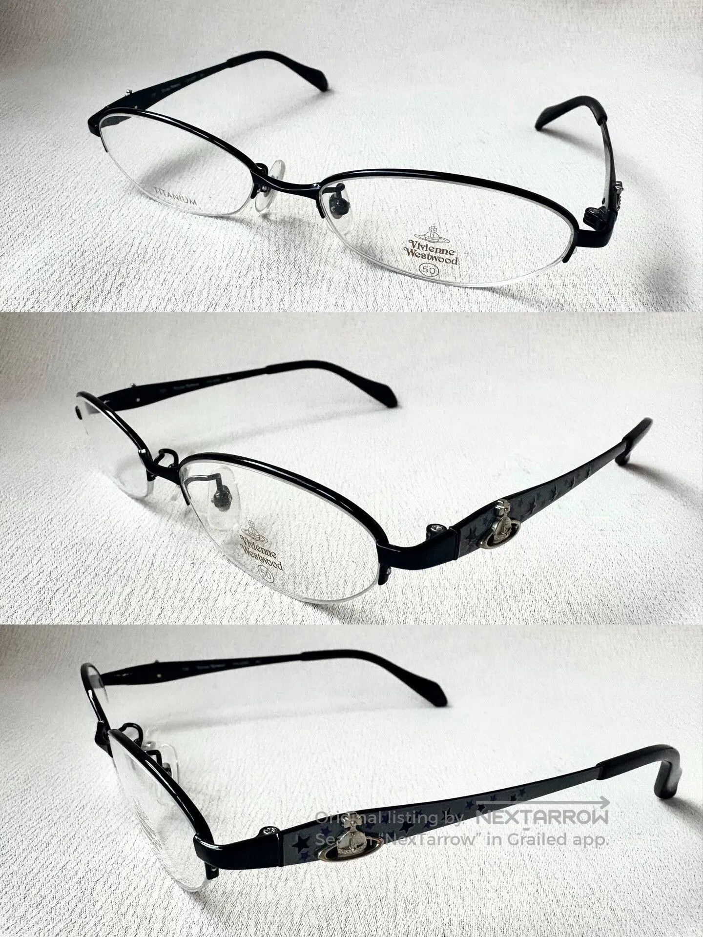 Vivienne Westwood Vivienne Westwood Starry Glasses. Size ONE SIZE - 3 Thumbnail