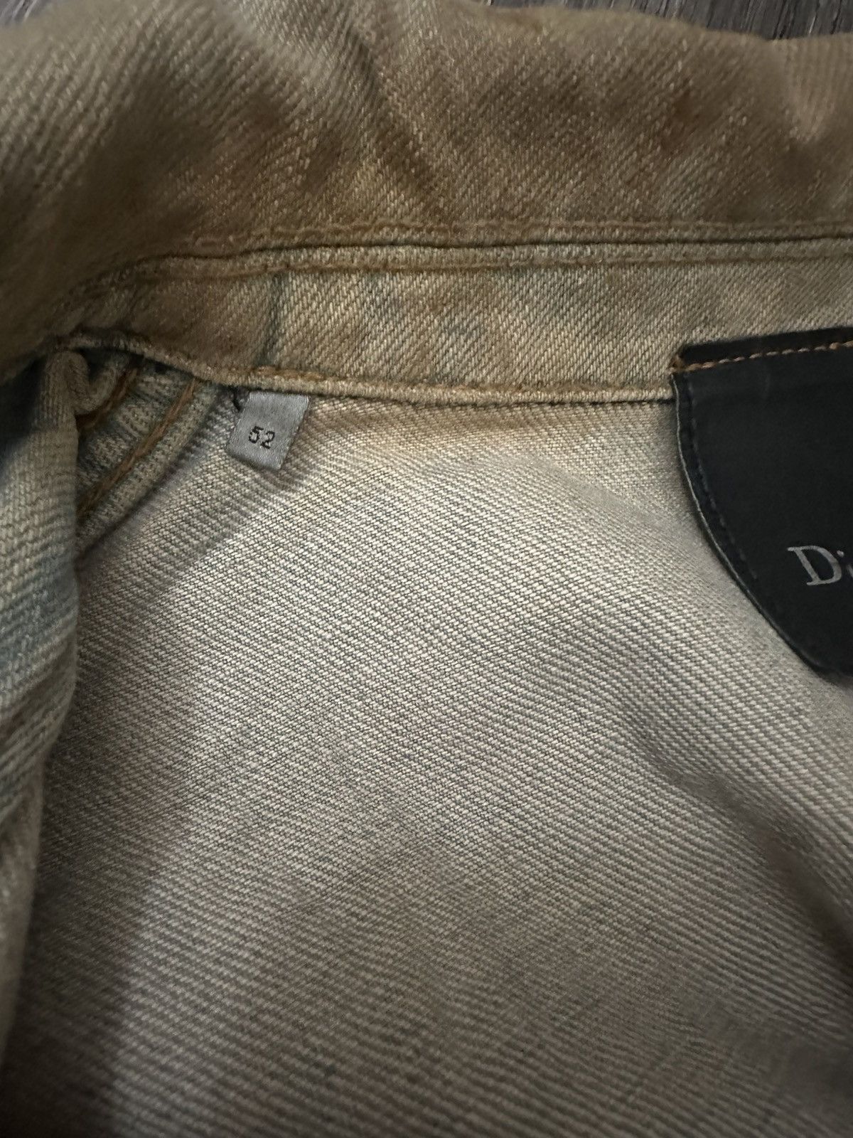 SS04 Dior Bleu Claire Waxed Denim Jacket
