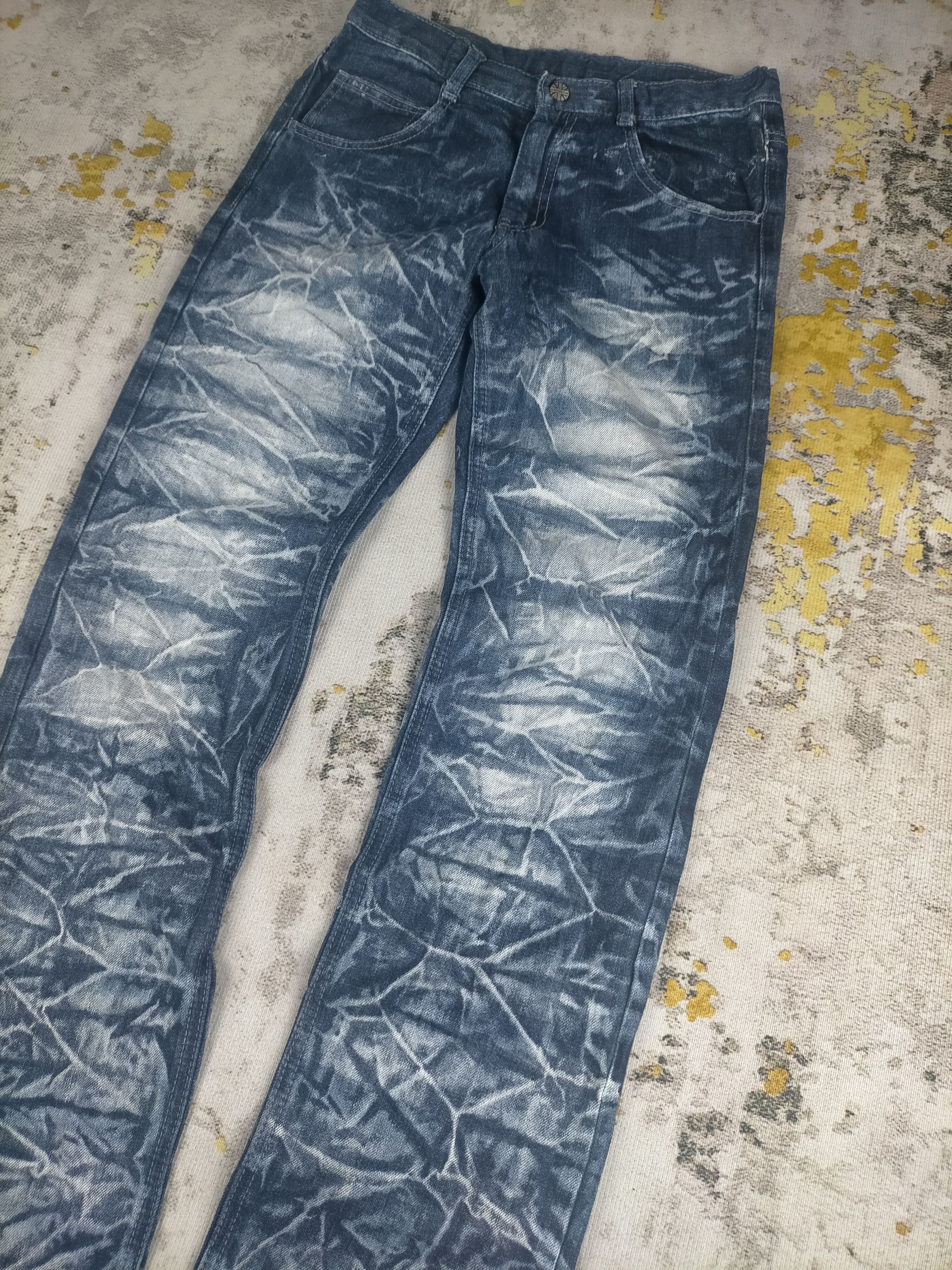 14th Addiction 🔥 Rare Rad Custom Punk Washed Insane Jeans Size US 27 - 3 Thumbnail