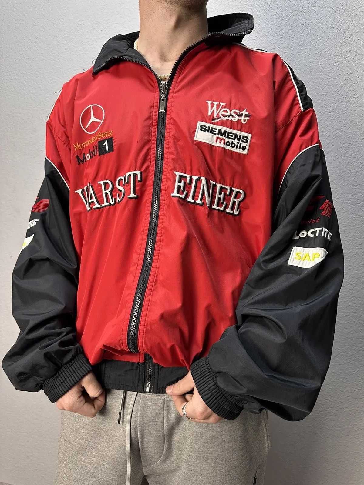 Mercedes-Benz Vintage Mercedes-Benz West Wars Reiner F1 Racing Jacket Size US XL / EU 56 / 4 - 2 Thumbnail