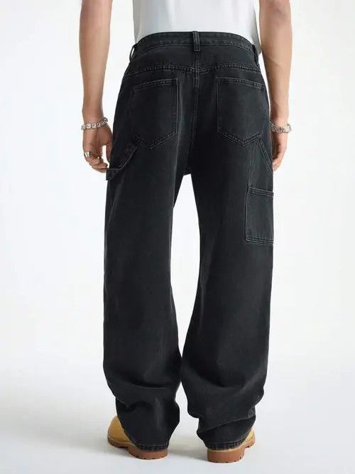 Japanese Brand Modern cargo denim jeans Size US 32 / EU 48 - 4 Thumbnail