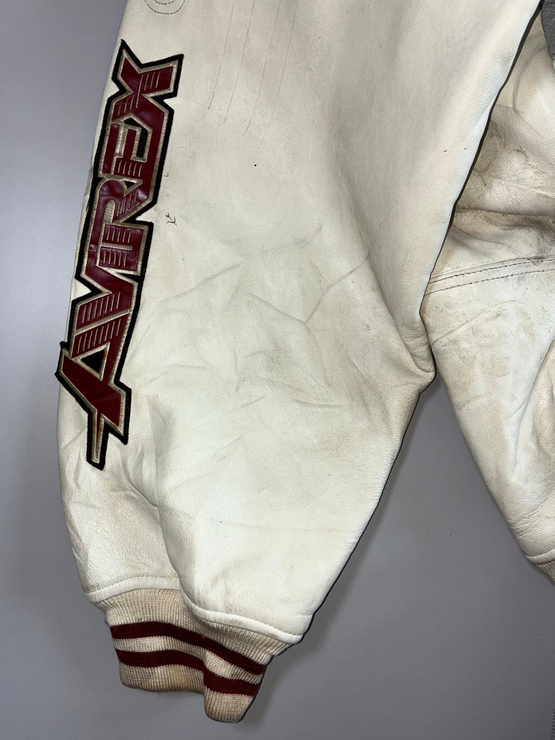 Avirex Avirex Racing Leather Jacket 21N002EW Size 5XL Size US XXL / EU 58 / 5 - 7 Thumbnail