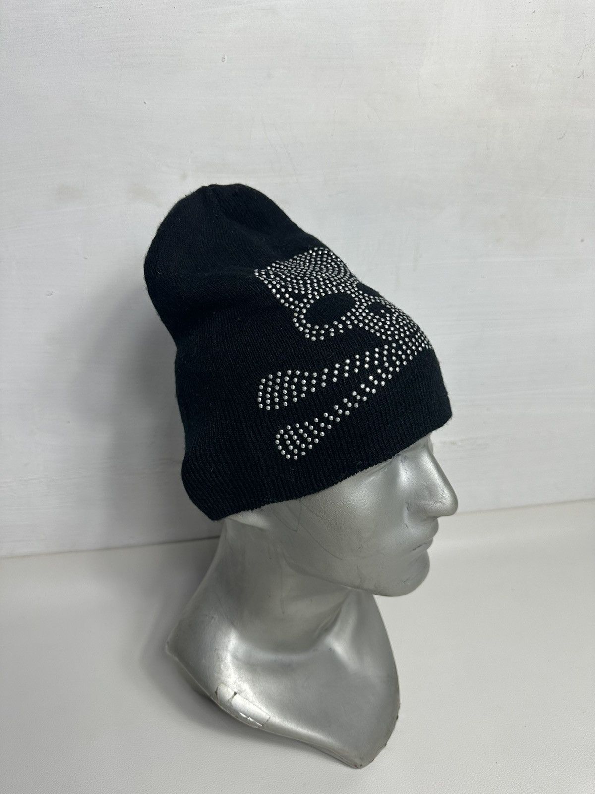 Japanese Brand Skull Skeleton Punk Bondage Design Beanie hats Size ONE SIZE - 3 Thumbnail