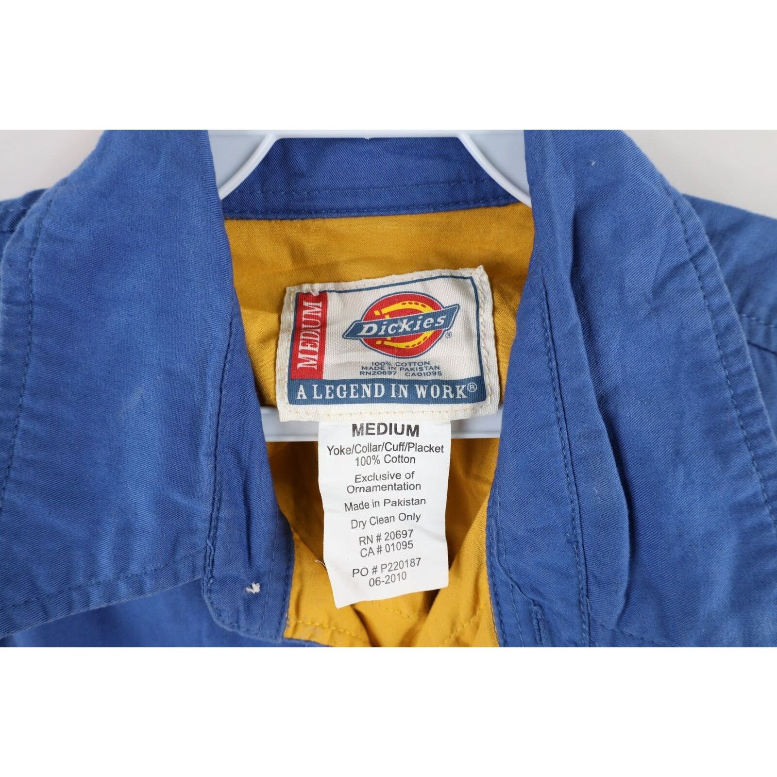 Dickies × Vintage Vintage Dickies Distressed Western Pearl Snap Button Shirt Size US M / EU 48-50 / 2 - 13 Thumbnail