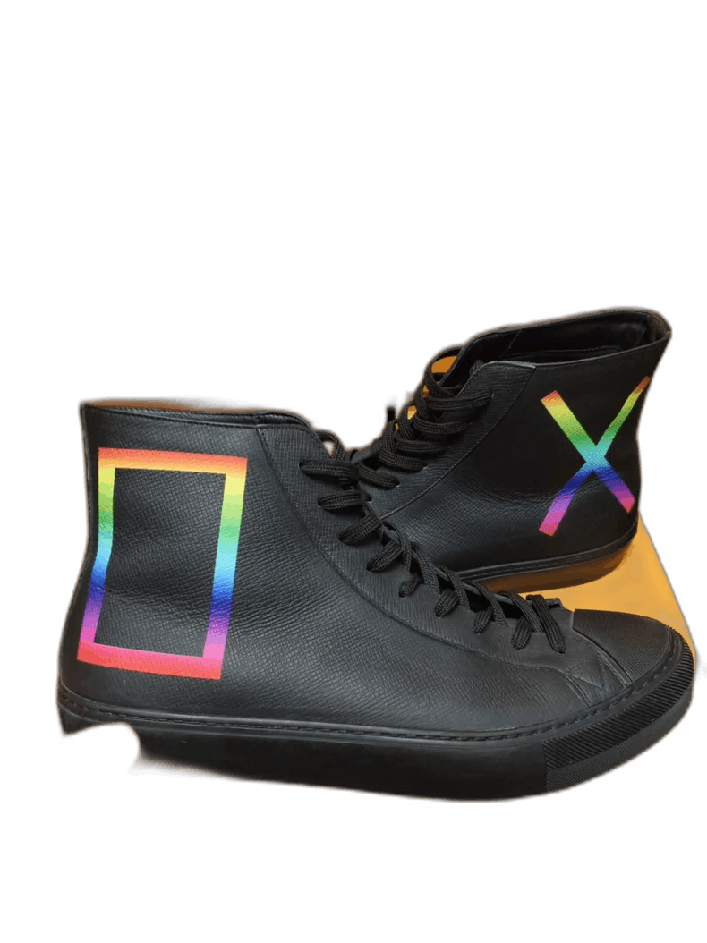 Louis Vuitton Louis Vuitton Leather HighTop Sneakers-2506 Size US 8 / EU 41 - 1 Thumbnail