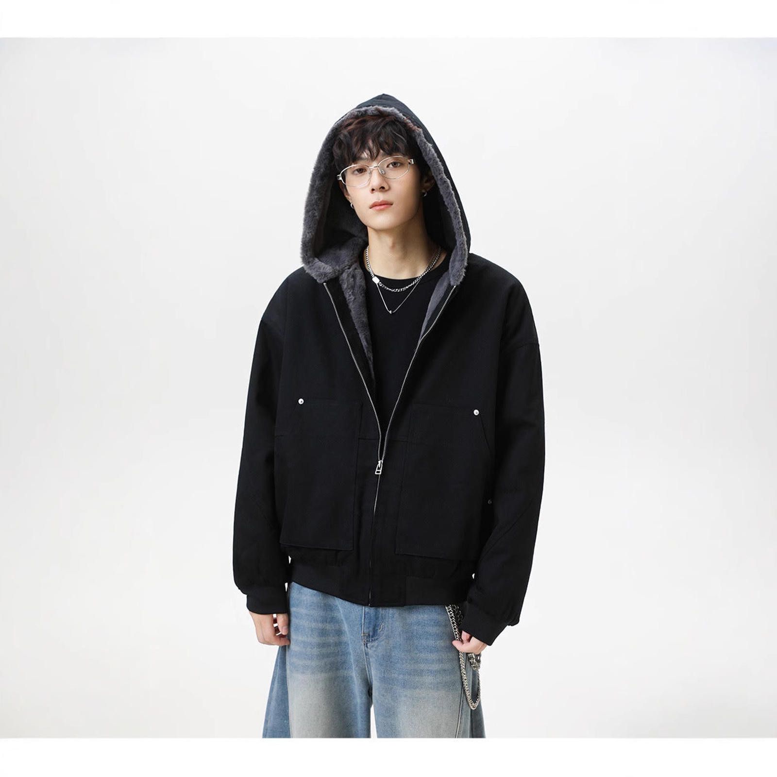 Other Faux Fur Lined Hooded Jackets, Mens Outerwear Size US L / EU 52-54 / 3 - 4 Thumbnail