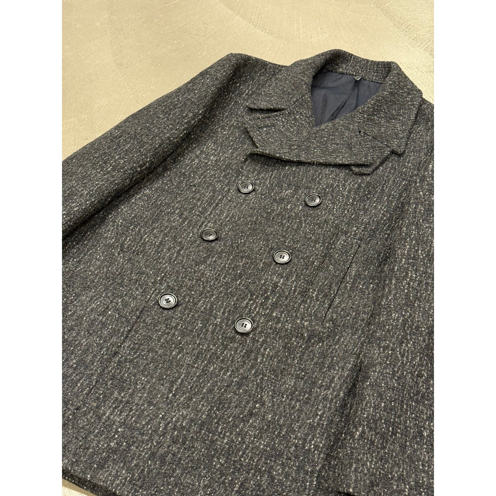 Dior 2010s Dior double breasted tweed wool coat Size US XL / EU 56 / 4 - 4 Thumbnail