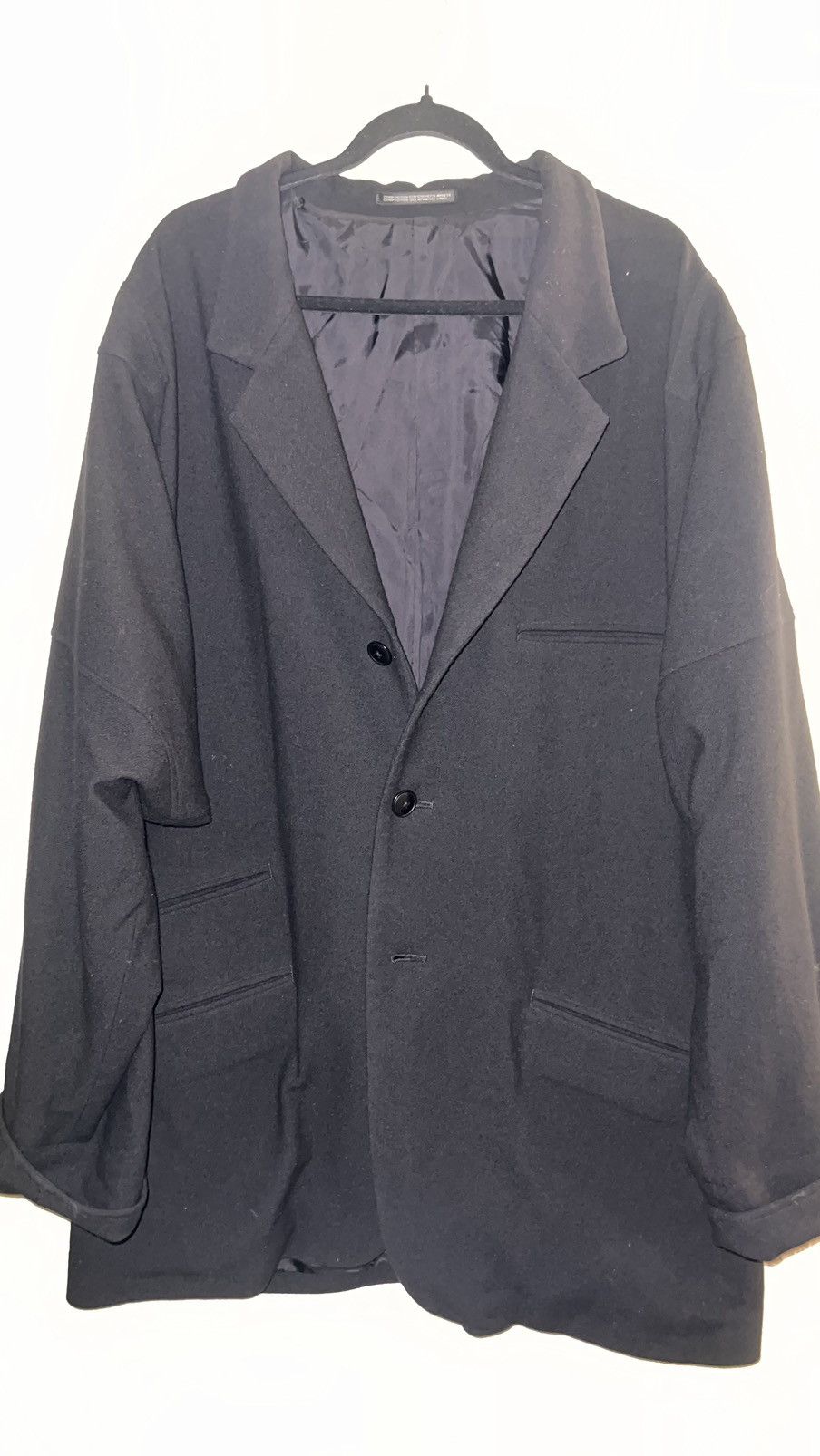 Designer × Japanese Brand × Yohji Yamamoto Yohji Yamamoto Pour Homme 3 button Blazer Size 42L - 1 Thumbnail