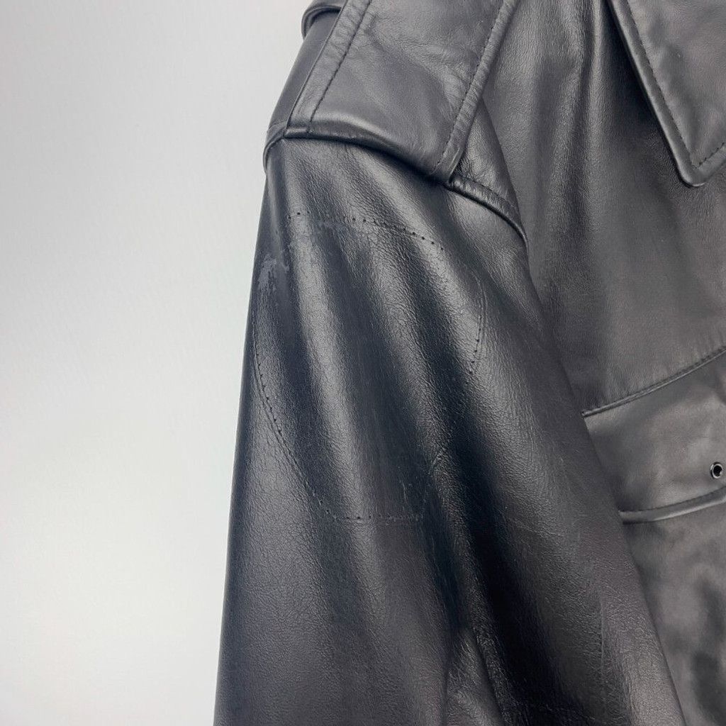 Rudsak RUDSAK Vintage Black Leather Contemporary Bomber Jacket Size US M / EU 48-50 / 2 - 6 Thumbnail
