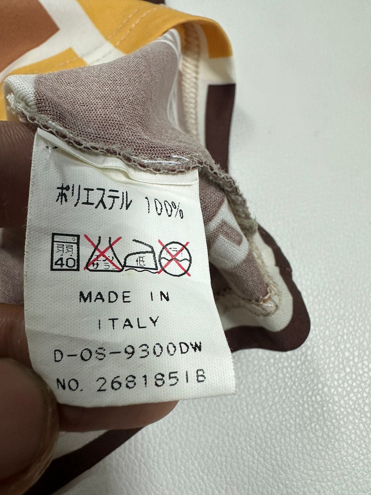 Fendi × Vintage Fendi Polos Logo Font Design Size M / US 6-8 / IT 42-44 - 11 Thumbnail