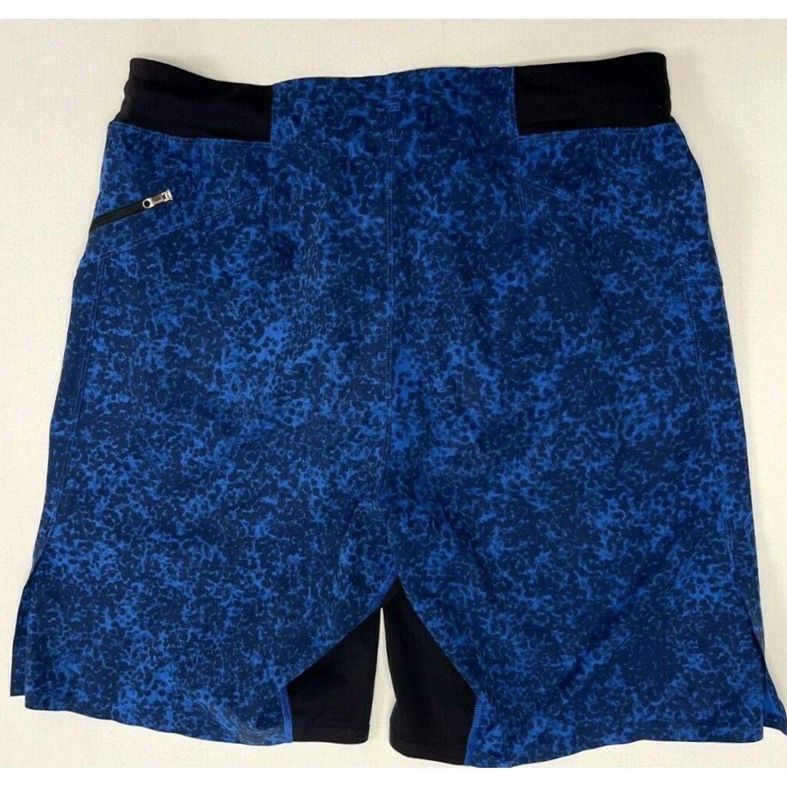Lululemon Lululemon Assert Shorts 9" Camo Kayak Blue Deep Navy Mens Size Medium Size US 31 - 2 Thumbnail