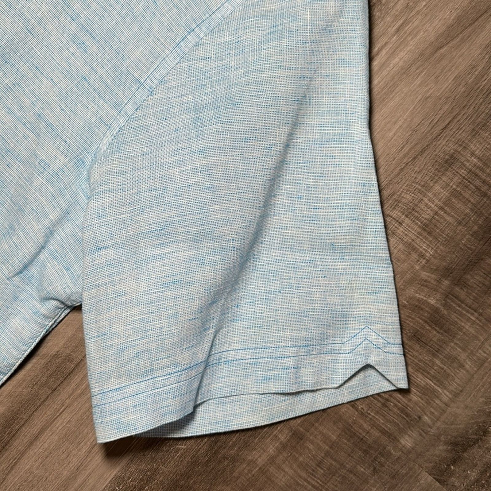 Zachary Prell Zachary Prell Linen Blend Short Sleeve Button Down - Medium Size US M / EU 48-50 / 2 - 4 Thumbnail