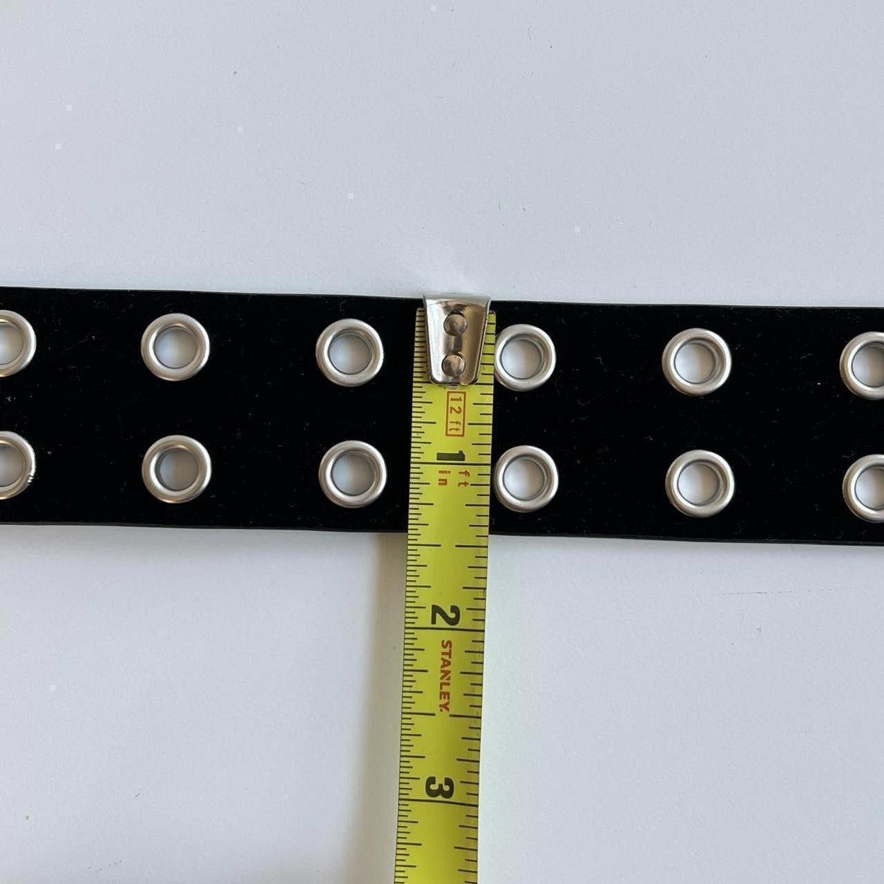Leather y2k Grunge Goth Buckle Belt Size ONE SIZE - 8 Thumbnail