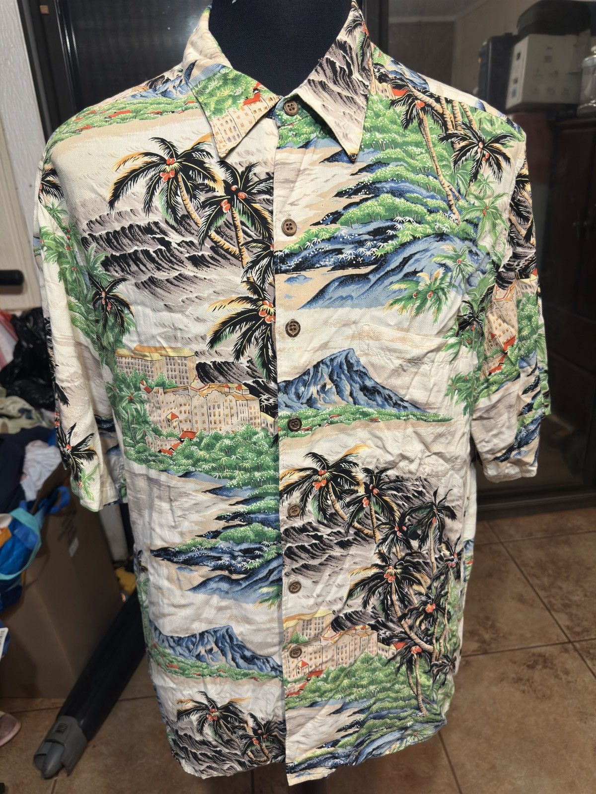 Reyn Spooner PreOwned Reyn Spooner Multicolored Hawaiian Shirt Men's XL Size US XL / EU 56 / 4 - 1 Thumbnail