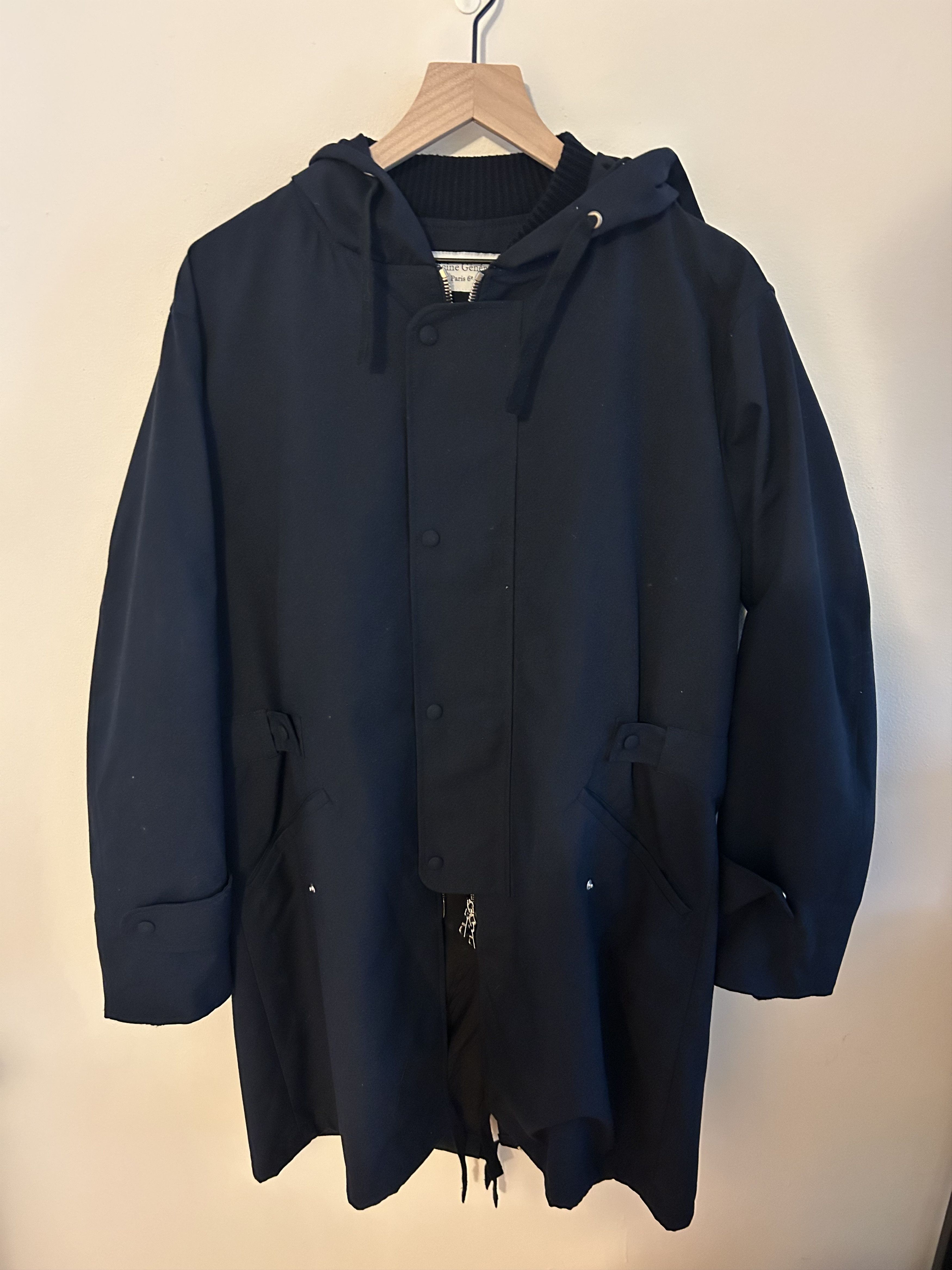 Officine Generale Navy Bradley Parka (M) Size US M / EU 48-50 / 2 - 2 Thumbnail