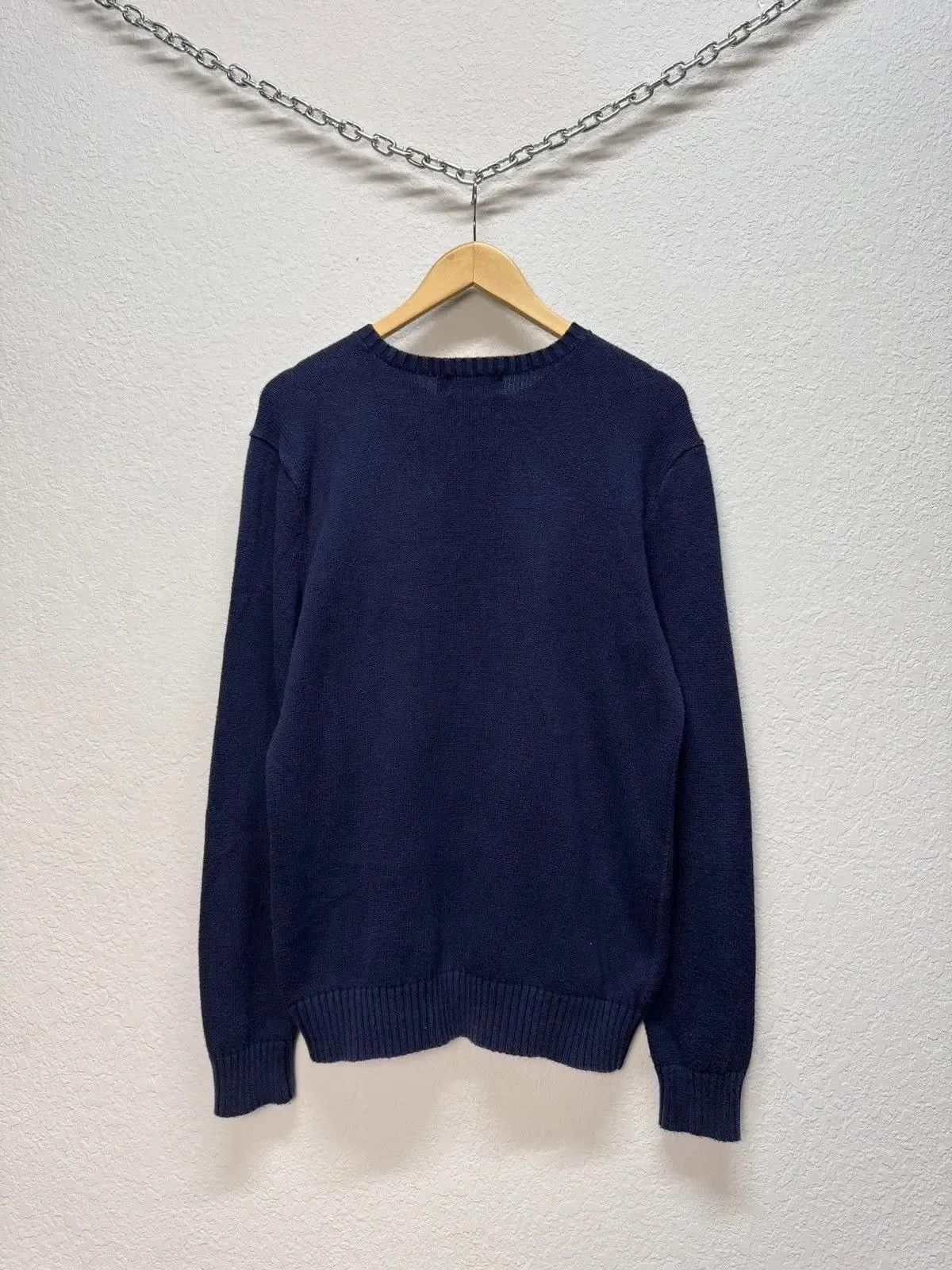 Polo Ralph Lauren Polo Ralph Lauren Cable Knit wool blue sweater Size US M / EU 48-50 / 2 - 5 Thumbnail