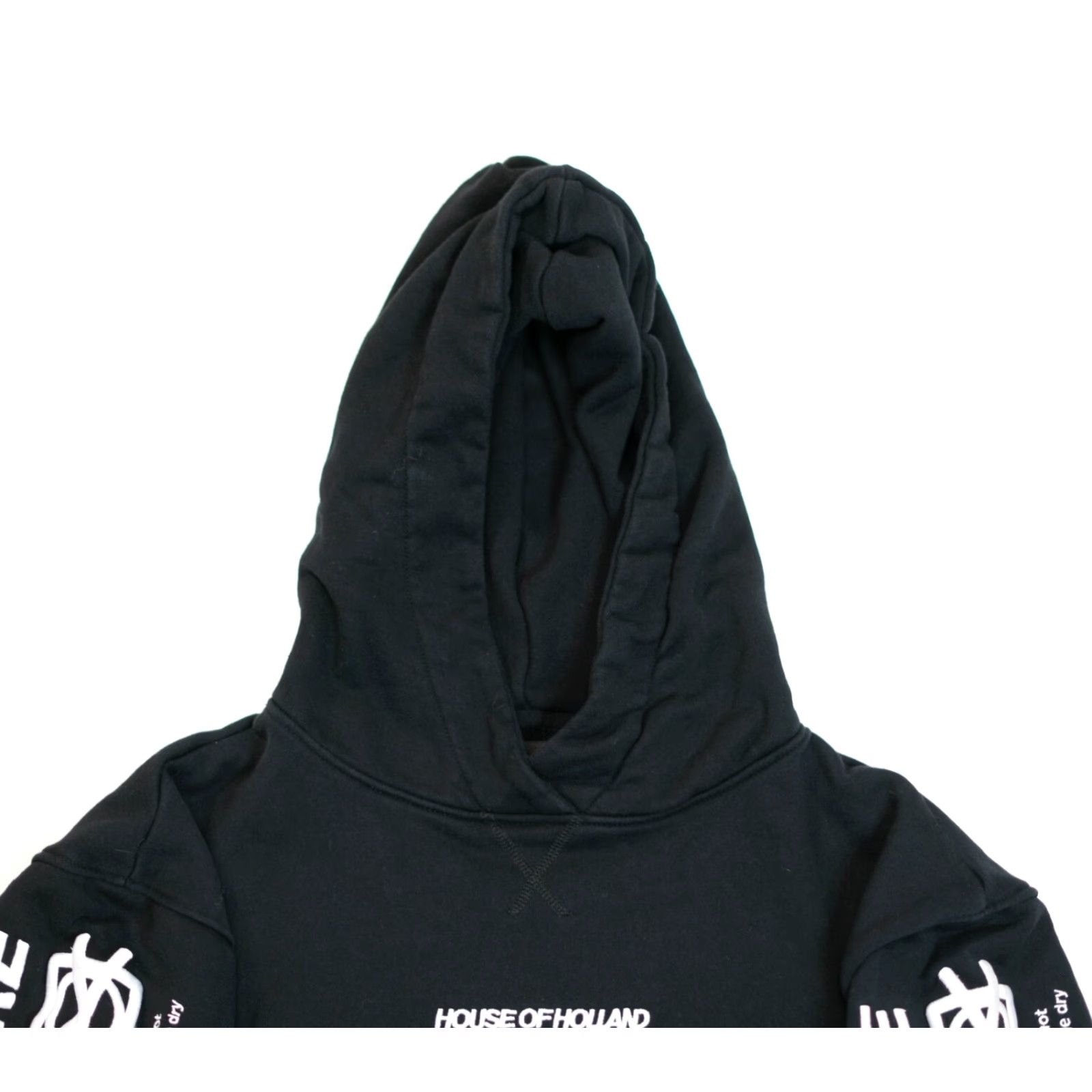 House Of Holland VINTAGE House of Holland Hoodie Sweatshirt Mens Womens 8 US 23x26 Black 100% Cotton Crew Neck Pullover Logo Embroidered Design Size M / US 6-8 / IT 42-44 - 4 Thumbnail