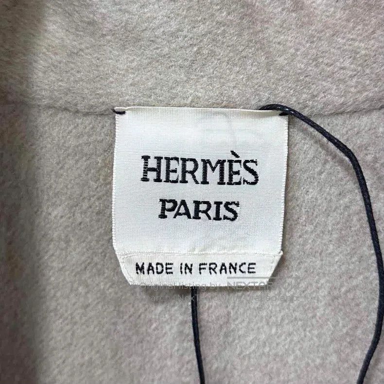 Hermes Hermes Grey Lapel Long Cashmere Overcoat Size XS / US 0-2 / IT 36-38 - 4 Thumbnail