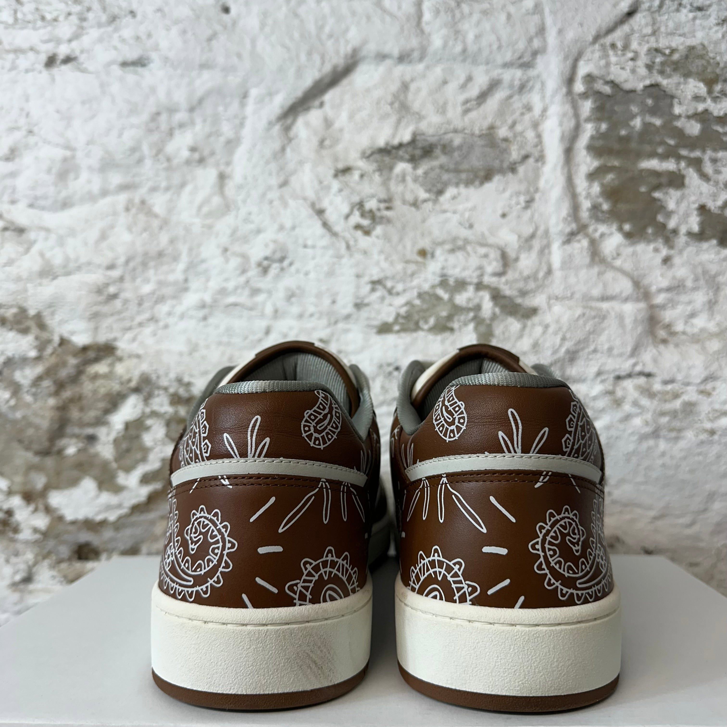 Dior Dior B27 Low Brown Paisley White Sneaker Sz 15 (48) Size US 15 / EU 48 - 5 Thumbnail