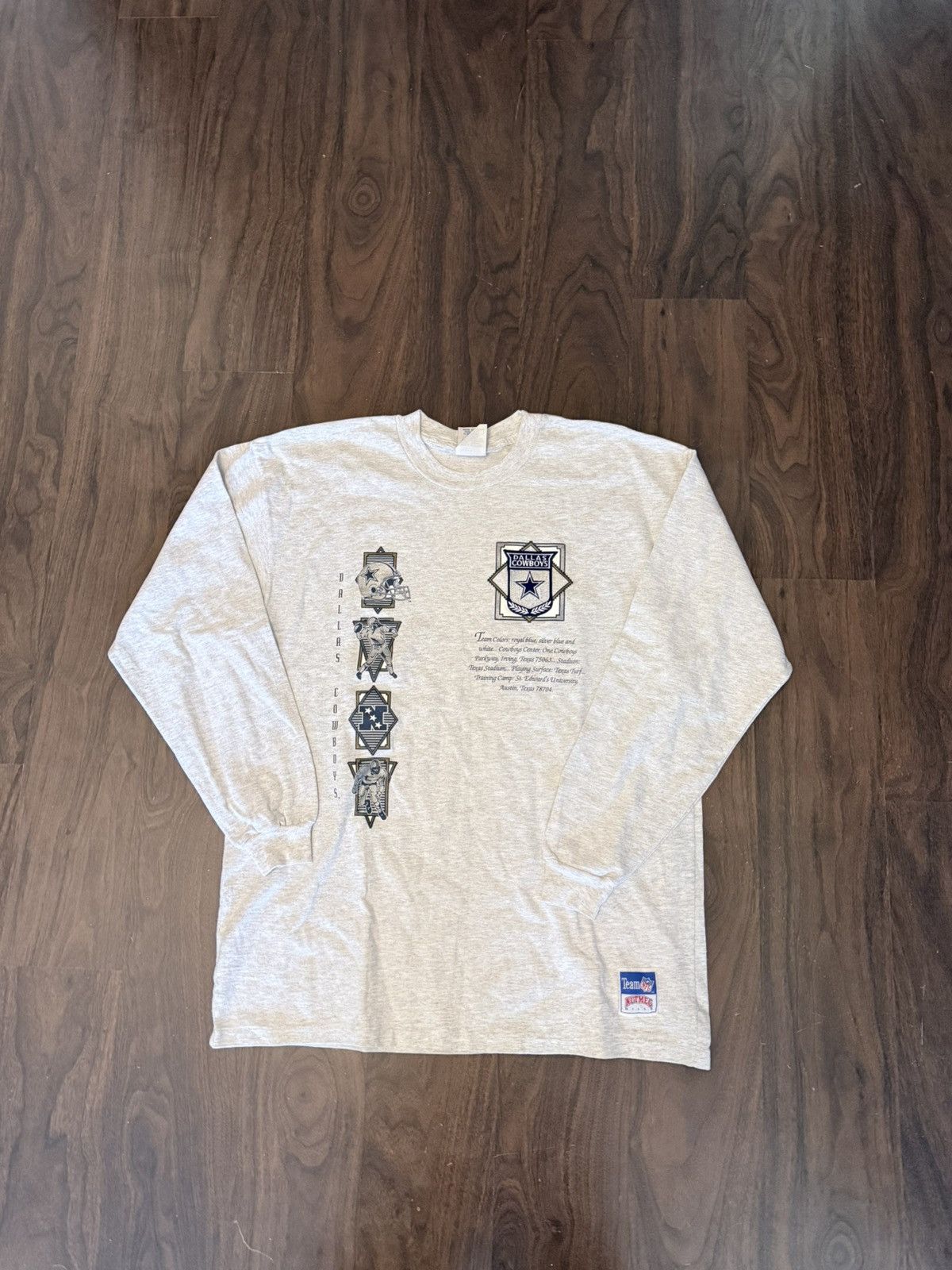 Nutmeg Vintage 90s NFL Dallas Cowboys Nutmeg Mills Graphic Tee Size US XL / EU 56 / 4 - 2 Thumbnail