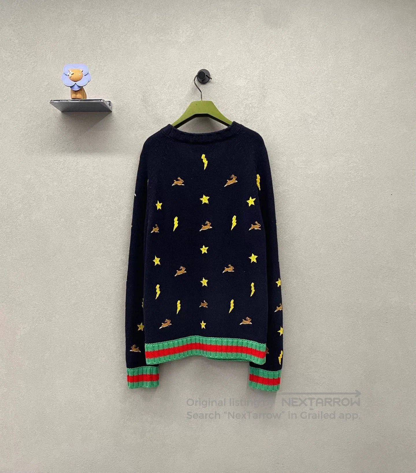 Gucci Gucci Embroidered Print Sweater. Size S / US 4 / IT 40 - 2 Thumbnail