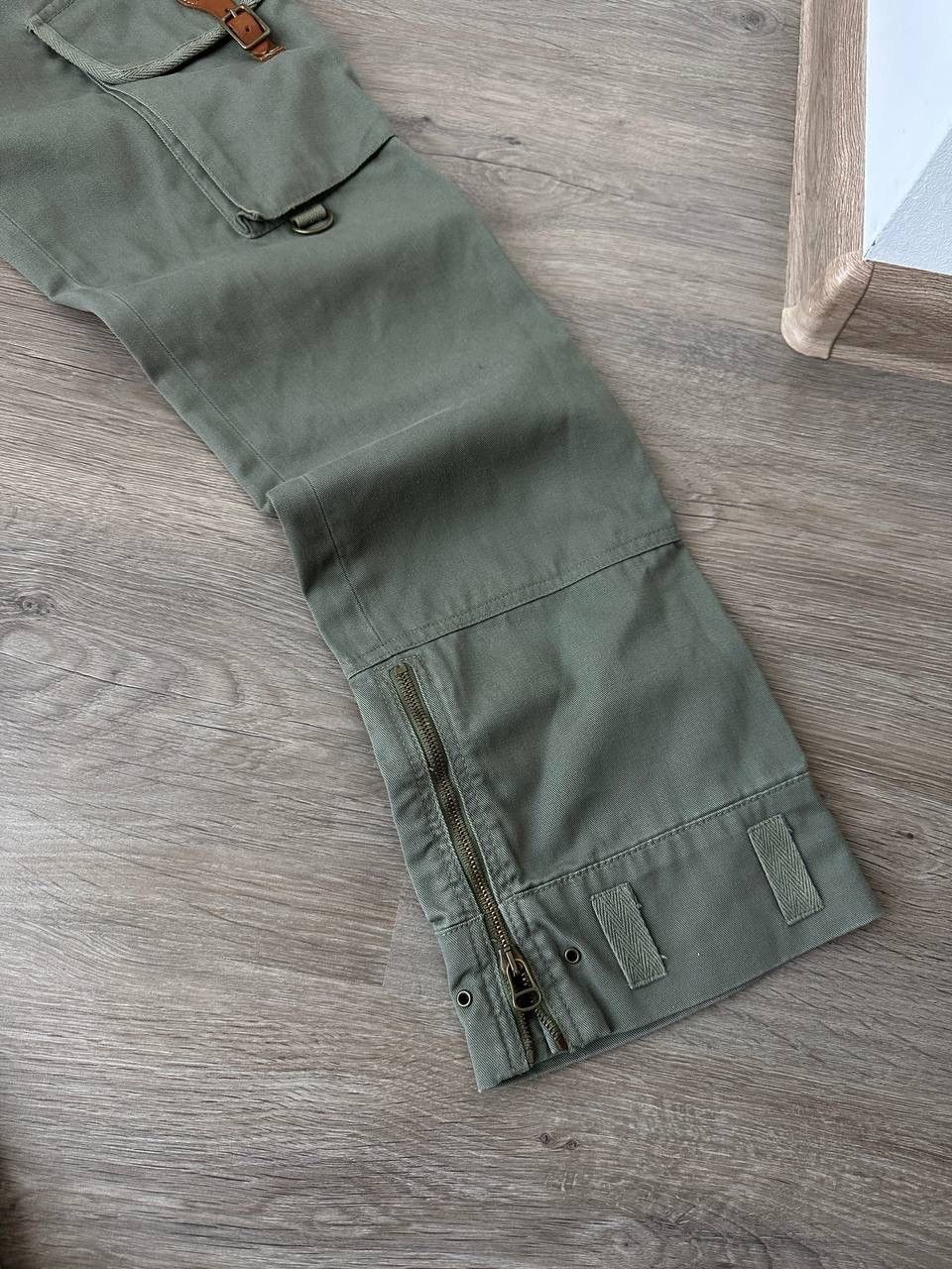 Polo Ralph Lauren × Vintage Vintage Polo Ralph Lauren Green Pocket Zip Cargo Pants Size US 36 / EU 52 - 13 Thumbnail
