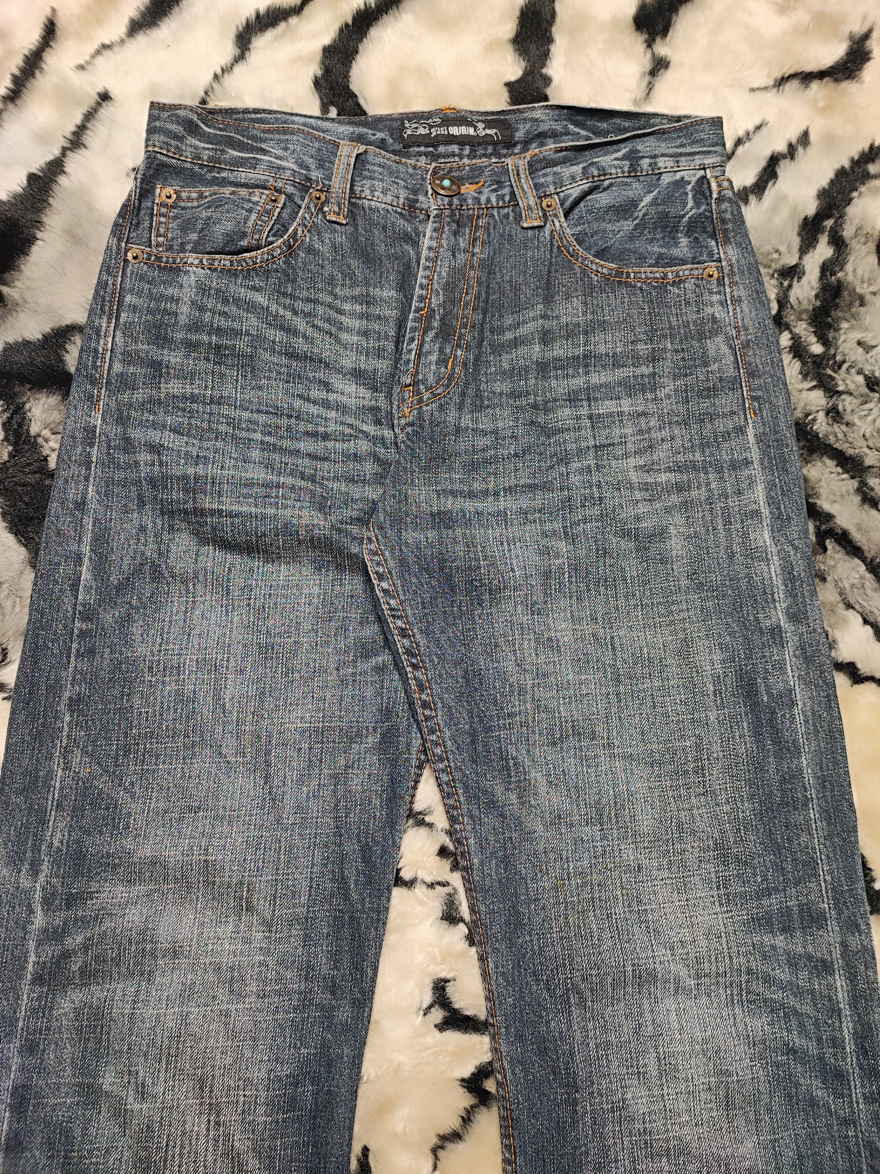Tornado Mart Oririn Jeans Baggy Loose Fit Straight Cut Size US 30 / EU 46 - 3 Thumbnail