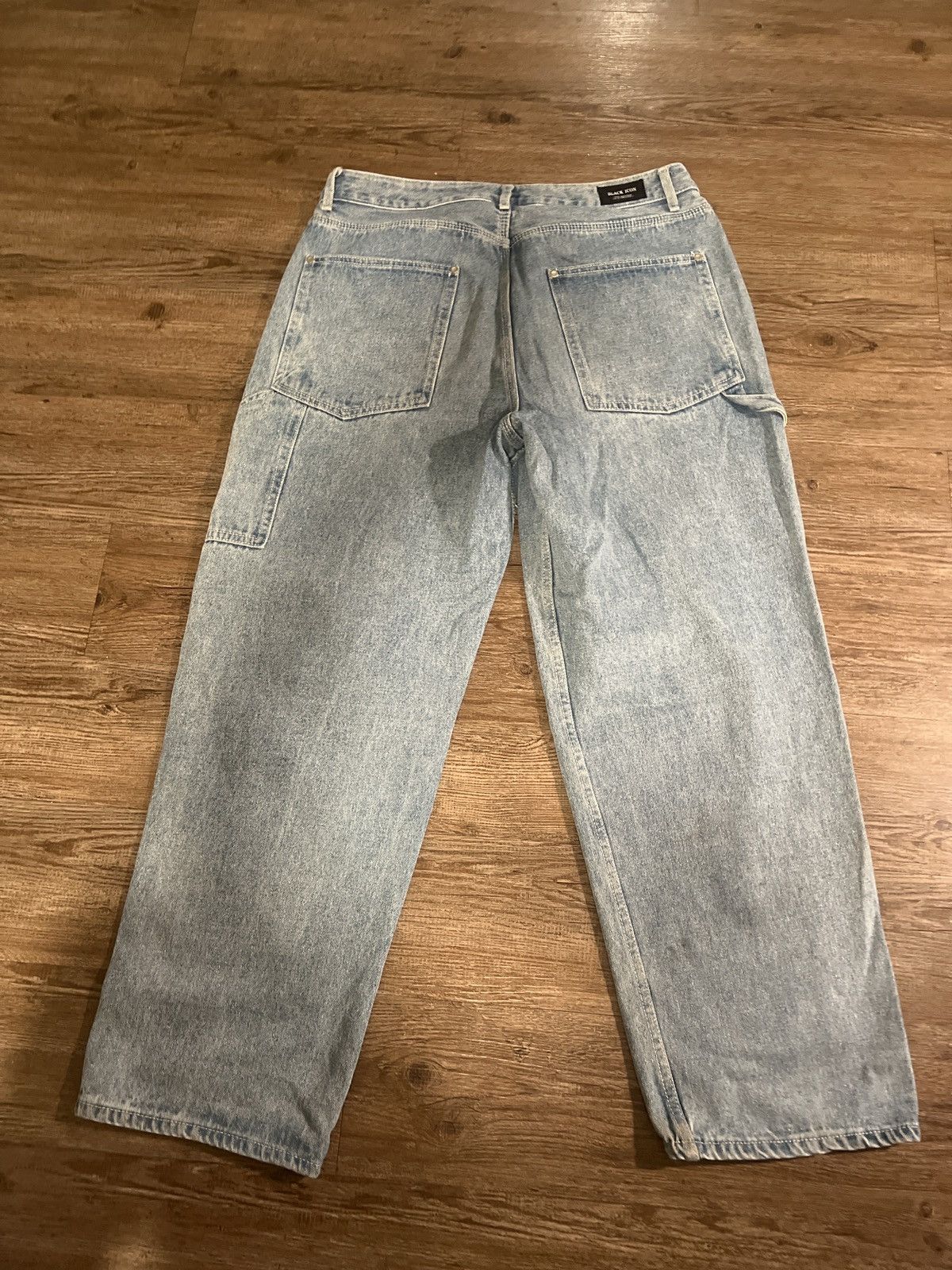 Japanese Brand × Vintage loose jeans (wide legs) Size US 34 / EU 50 - 2 Thumbnail