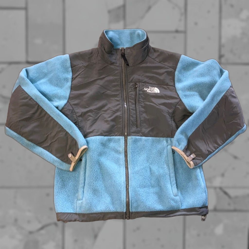 The North Face The North Face Womens Blue/Gray Fleece Full Zip Jacket Size S Size S / US 4 / IT 40 - 1 Thumbnail