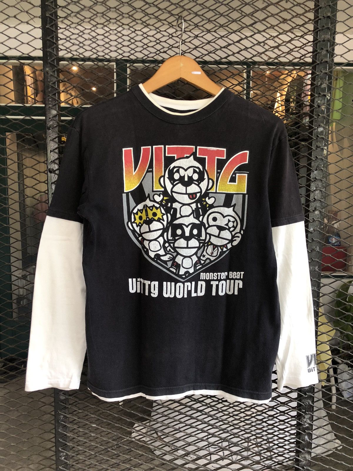 Band Tees × Hysteric Glamour × Japanese Brand VINTAGE UITTG “KISS” MONSTER BEAT WORLD TOUR LONGSLEEVE Size US L / EU 52-54 / 3 - 1 Thumbnail
