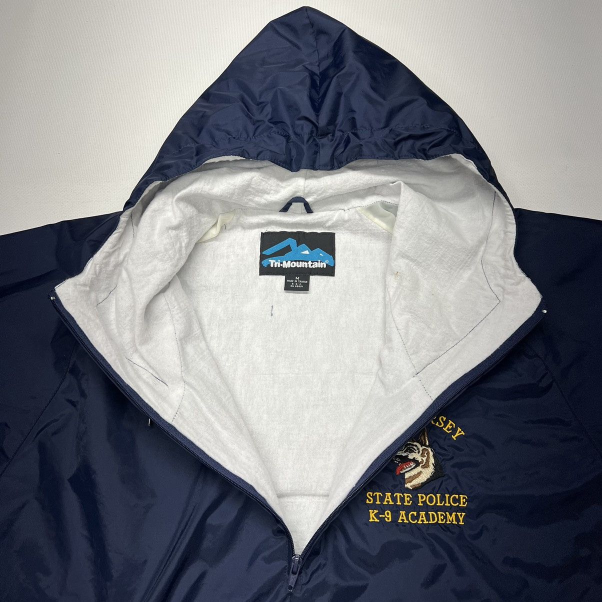 Other New Jersey State Trooper Windbreaker Blue Police Dog Jacket Size US M / EU 48-50 / 2 - 9 Thumbnail
