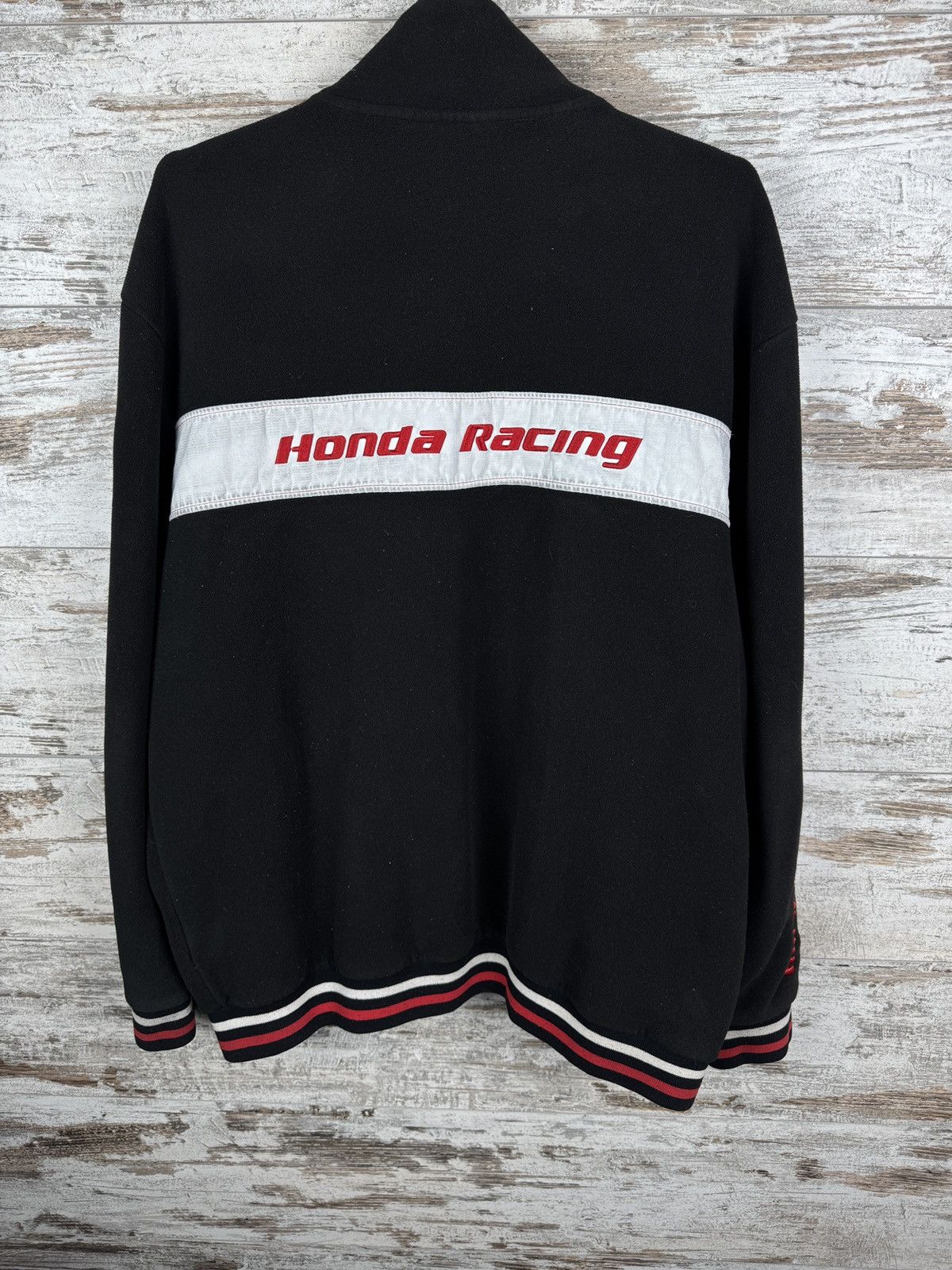 Honda Mens Vintage Honda Racing fleece jacket olympic full zip Size US XL / EU 56 / 4 - 19 Thumbnail
