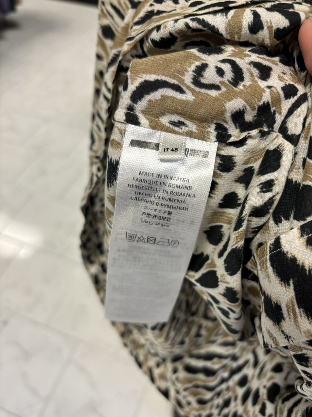 McQ Alexander McQueen McQ Alexander Mcqueen leopard print button up shirt Size US M / EU 48-50 / 2 - 4 Thumbnail